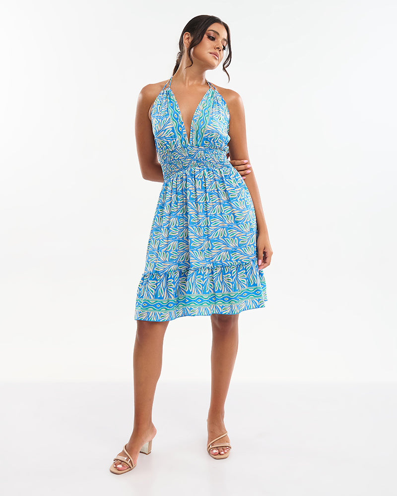 Ble Resort Collection Abito Corto con Dettagli