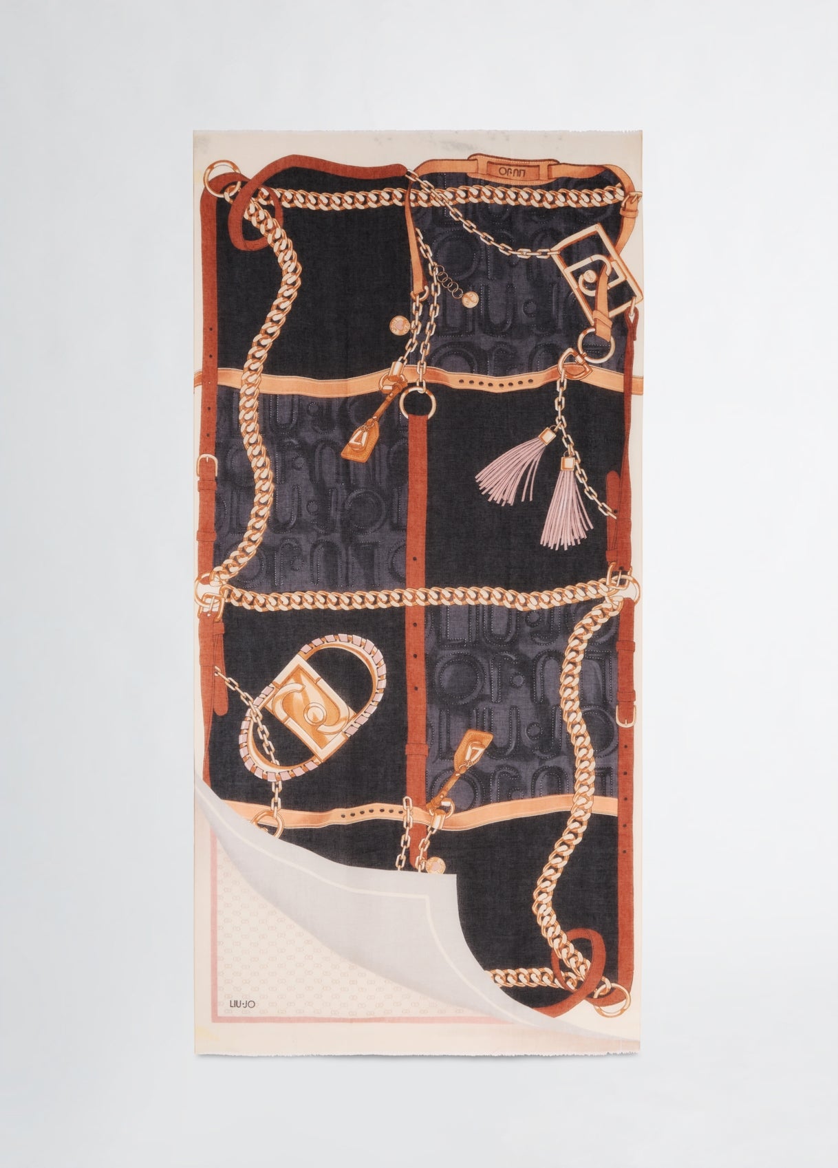 Foulard Donna Liu Jo con Motivo Catena e Design Elegante