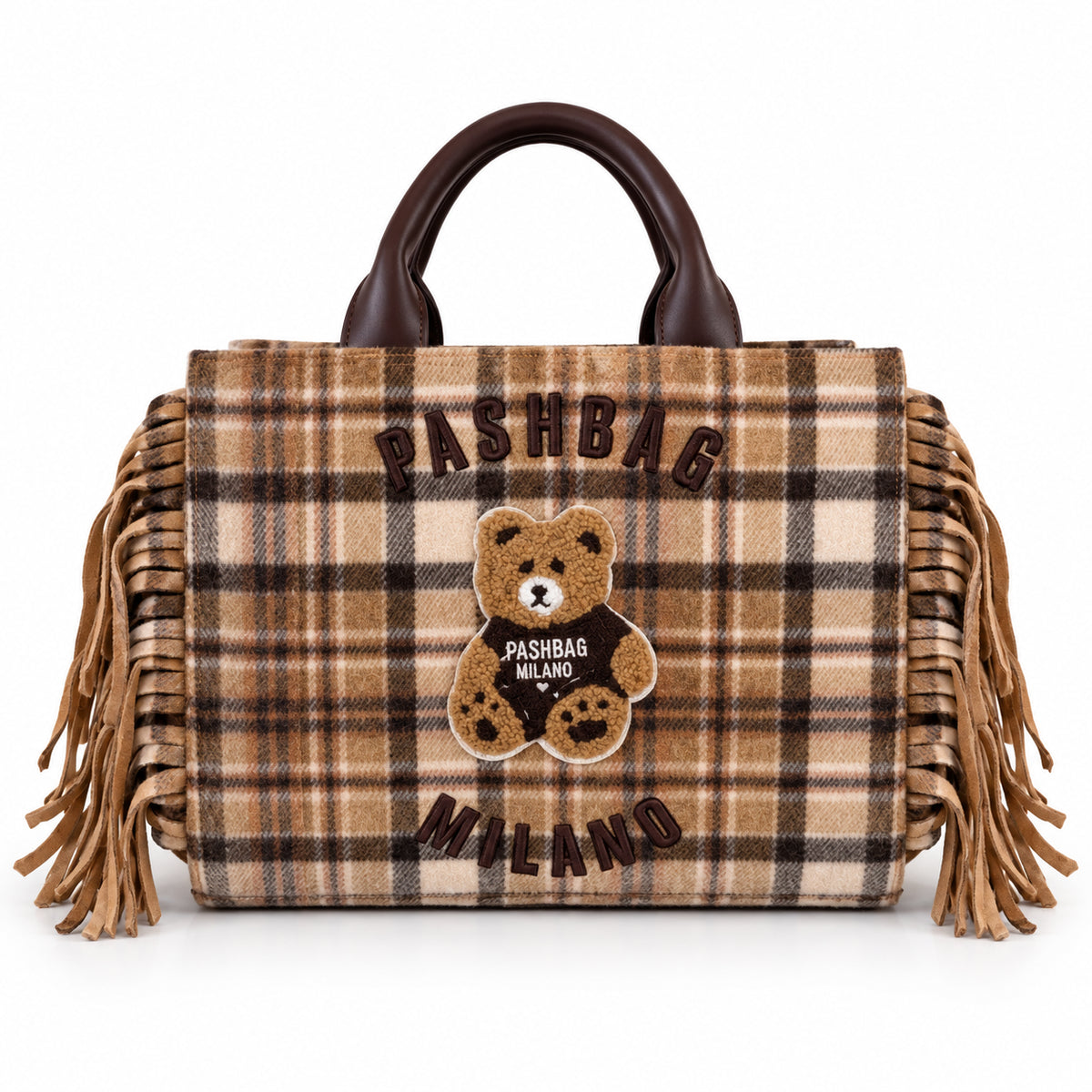 PashBag Borsa Donna a Mano con Frange Laterali