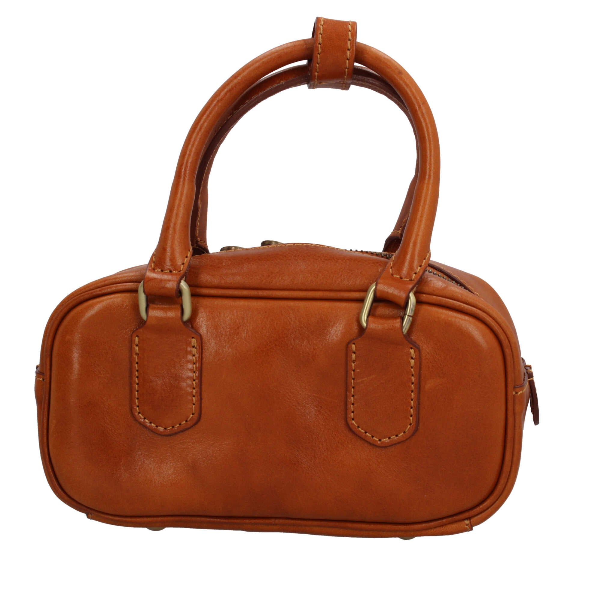 Borsa a mano in vera pelle artigianale Made in Italy