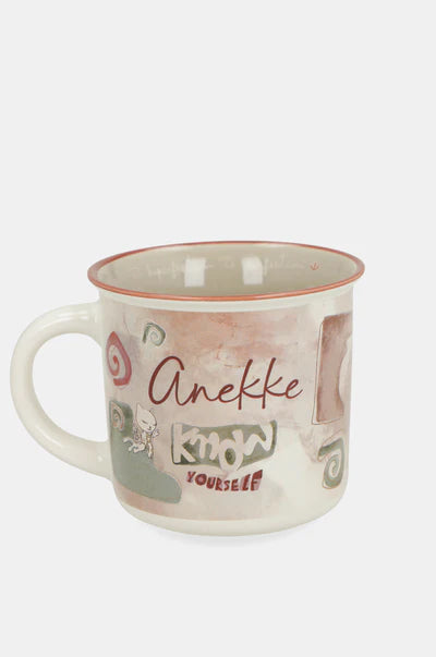 Tazza Anekke in ceramica da colazione con manico Rosa TU | Giò Fashion