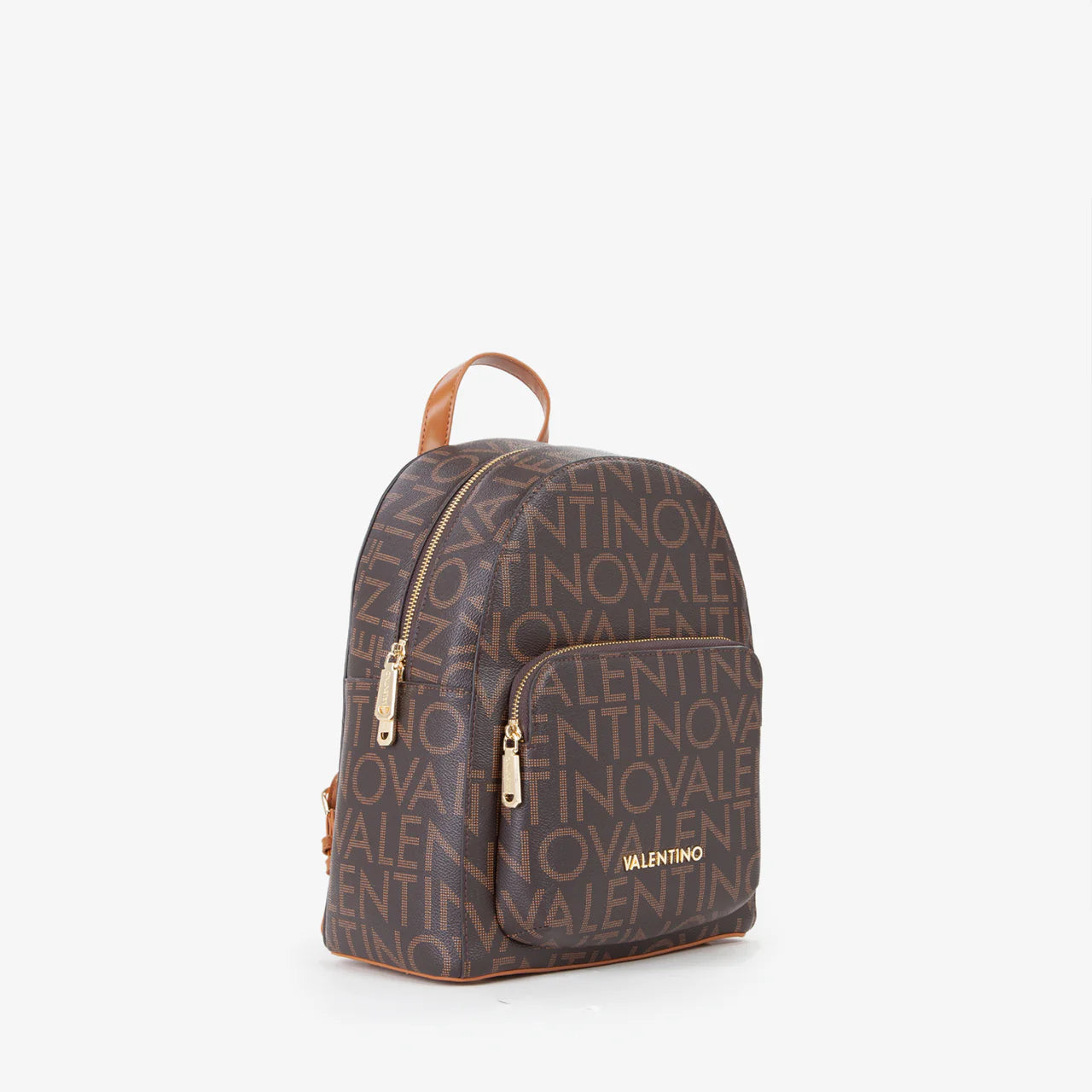 Valentino zaino logato in ecopelle con tasca frontale