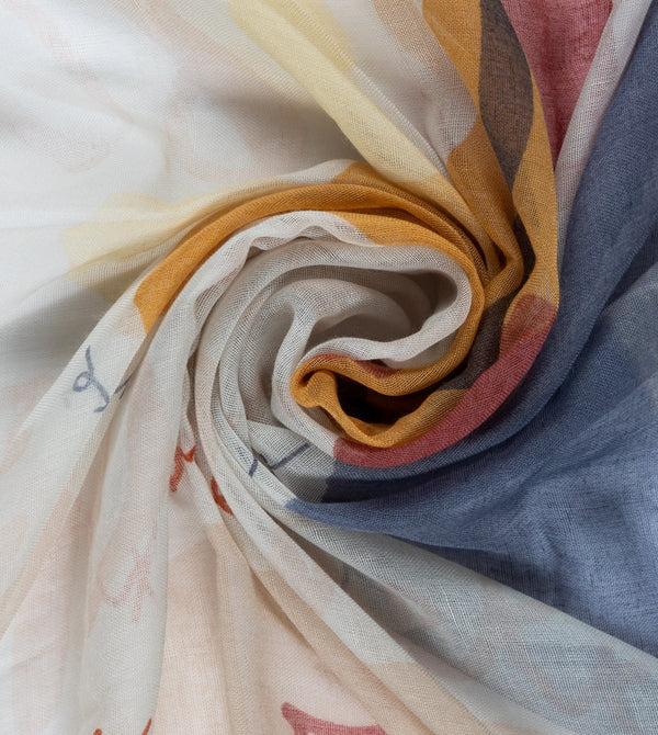 Anekke Sciarpa Alma in poliestere leggera e versatile Arancione TU | Giò Fashion