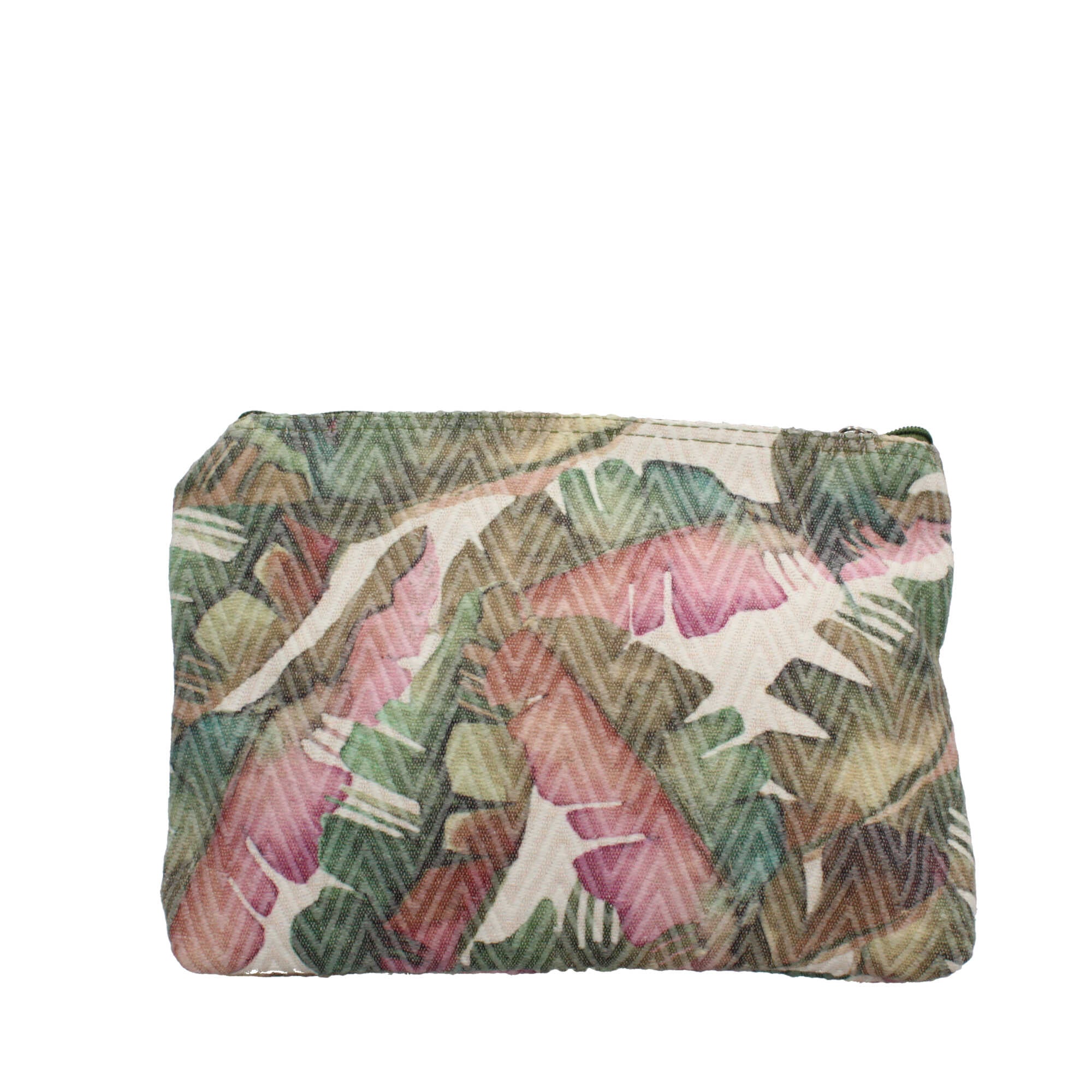 Pochette termica Kuve in tessuto fantasia tropicale