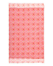 Ble Resort Collection Asciugamano Rosa Double Face con Fiori