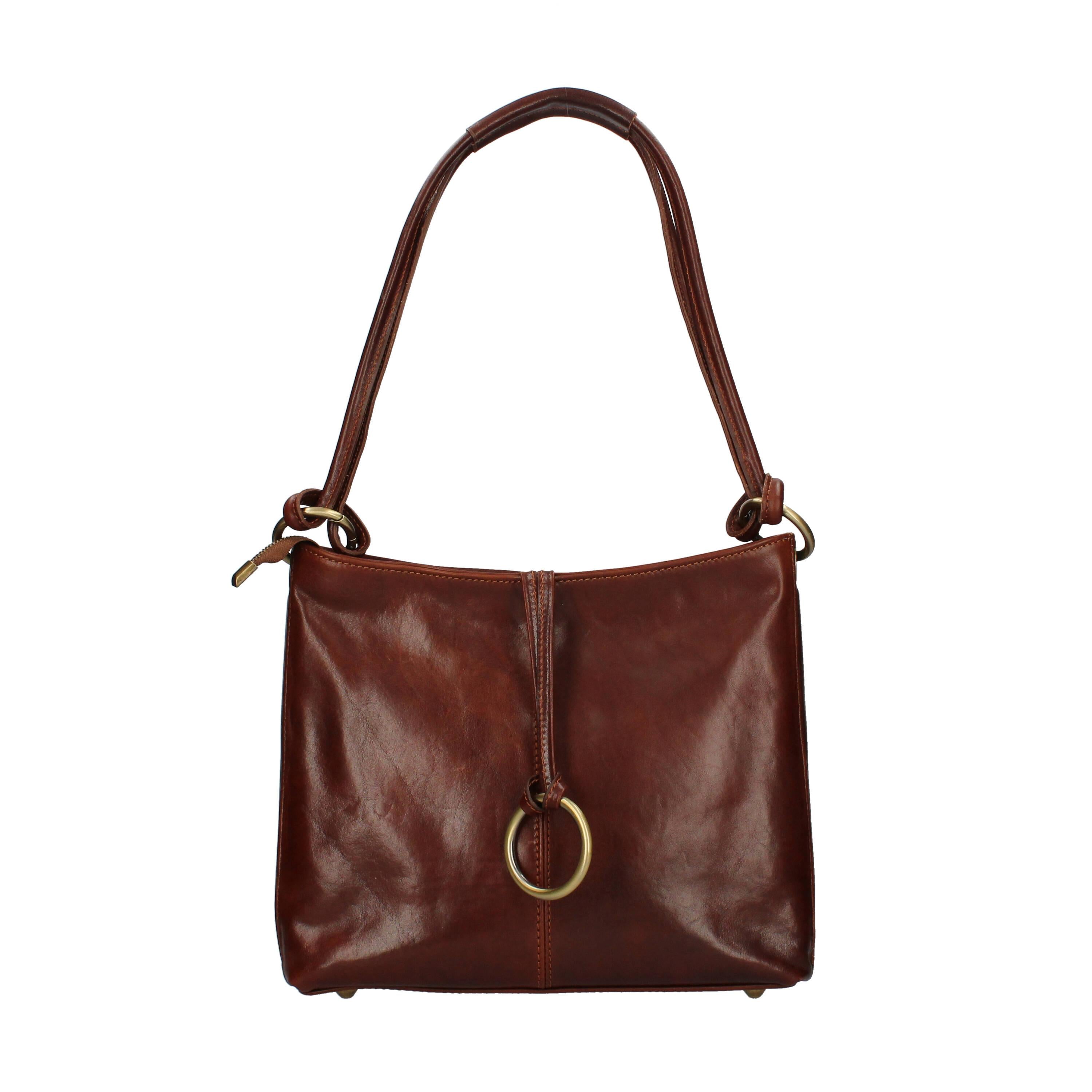 Borsa a spalla in vera pelle