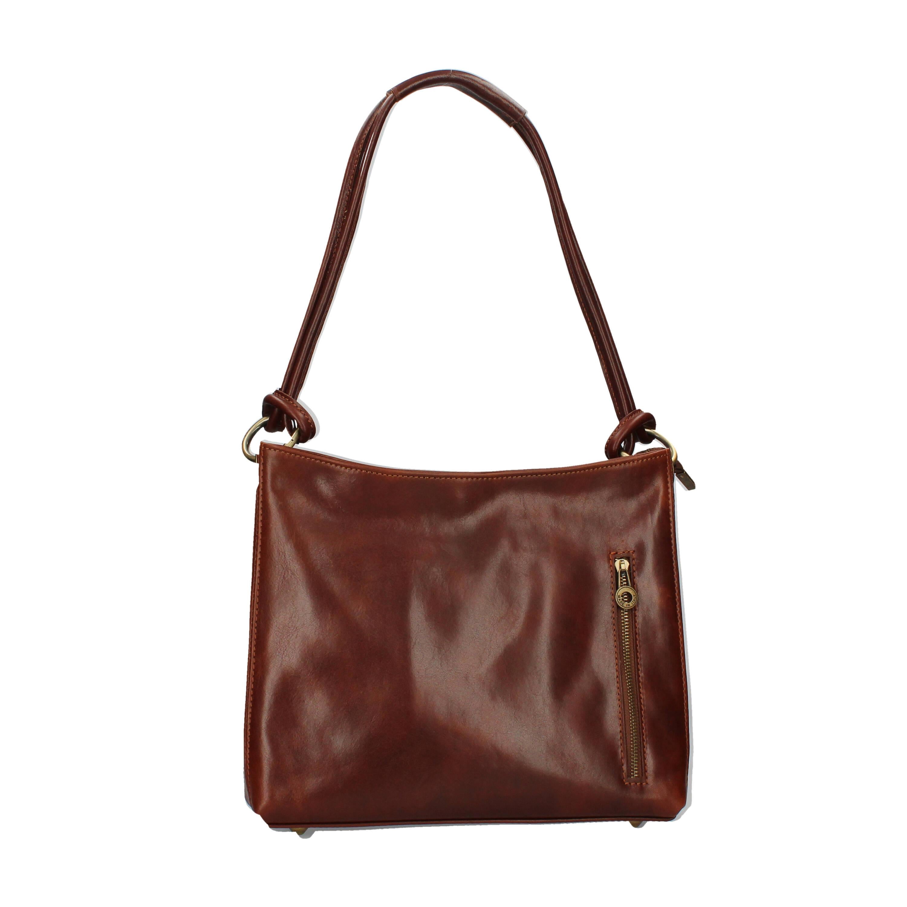 Borsa a spalla in vera pelle
