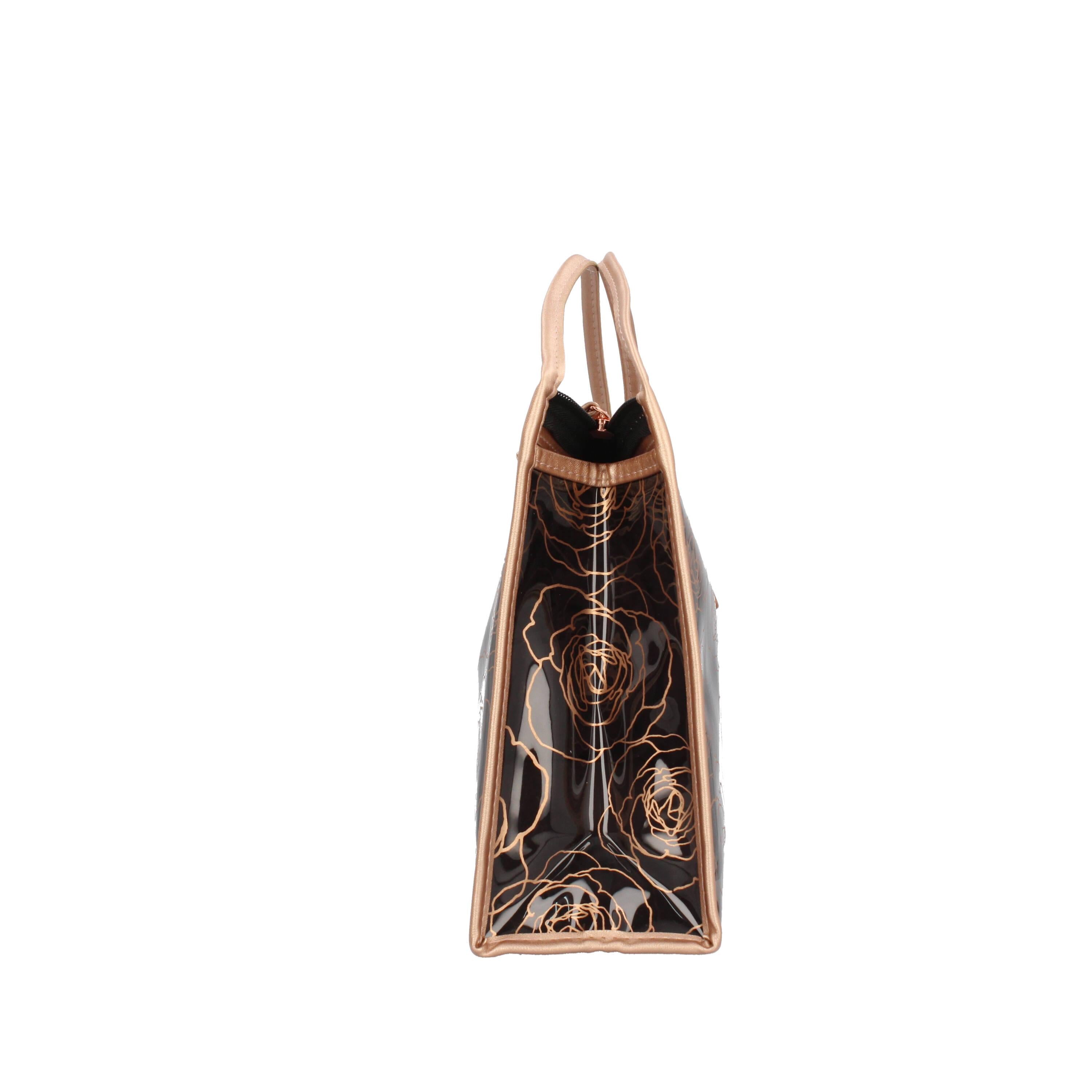 Camomilla Trousse rosegold nero 54044