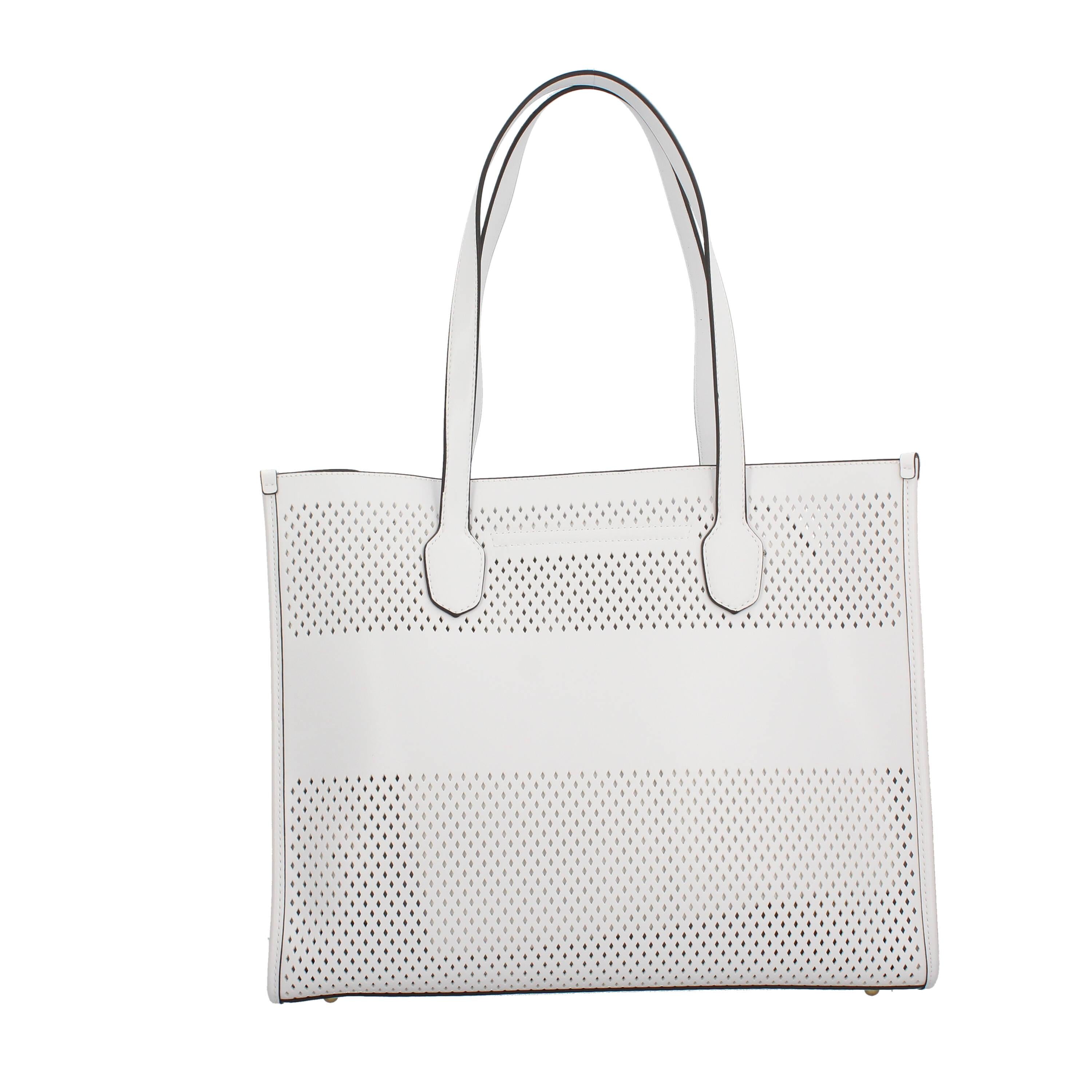 Borsa shopping in pelle sintetica