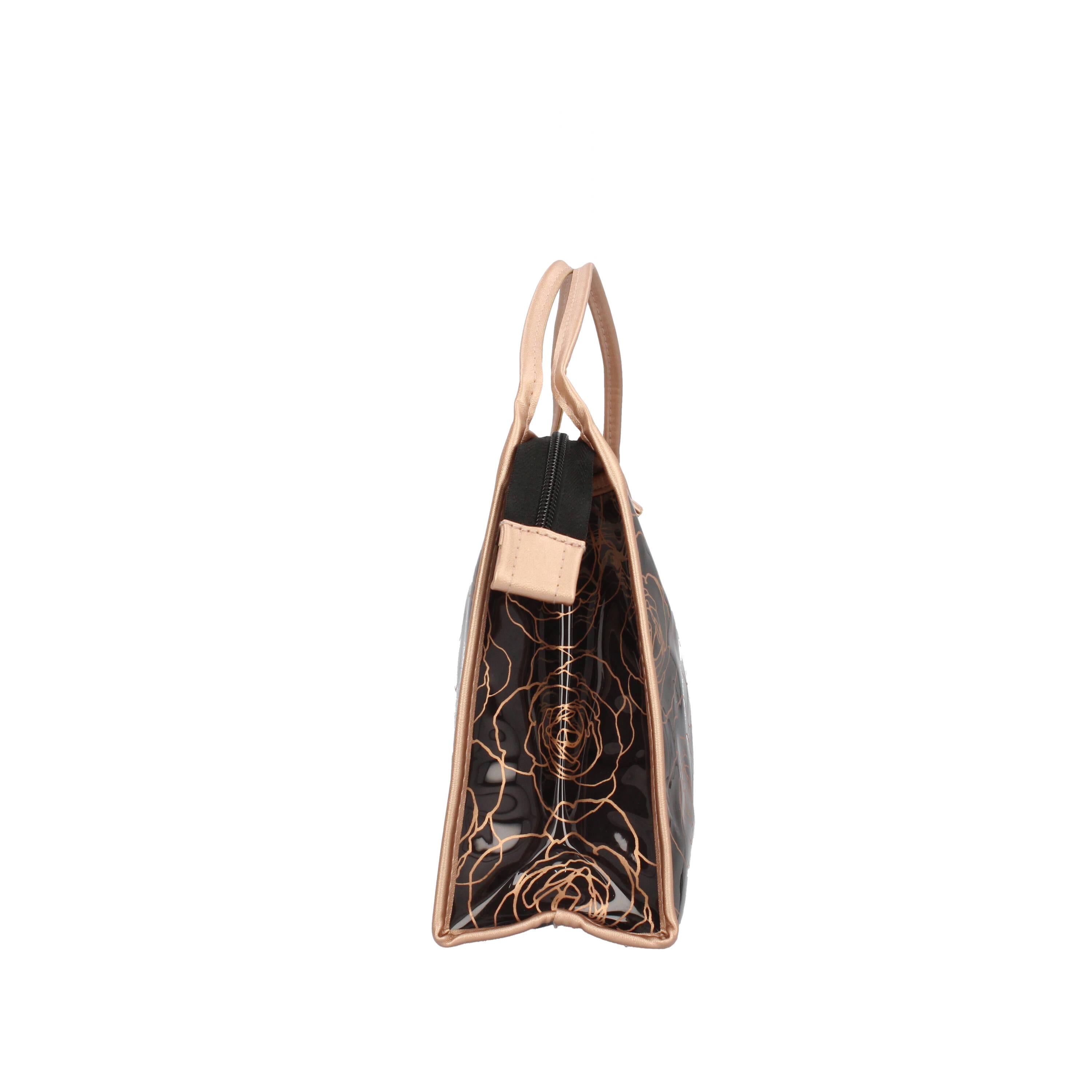 Camomilla Trousse rosegold nero 54044