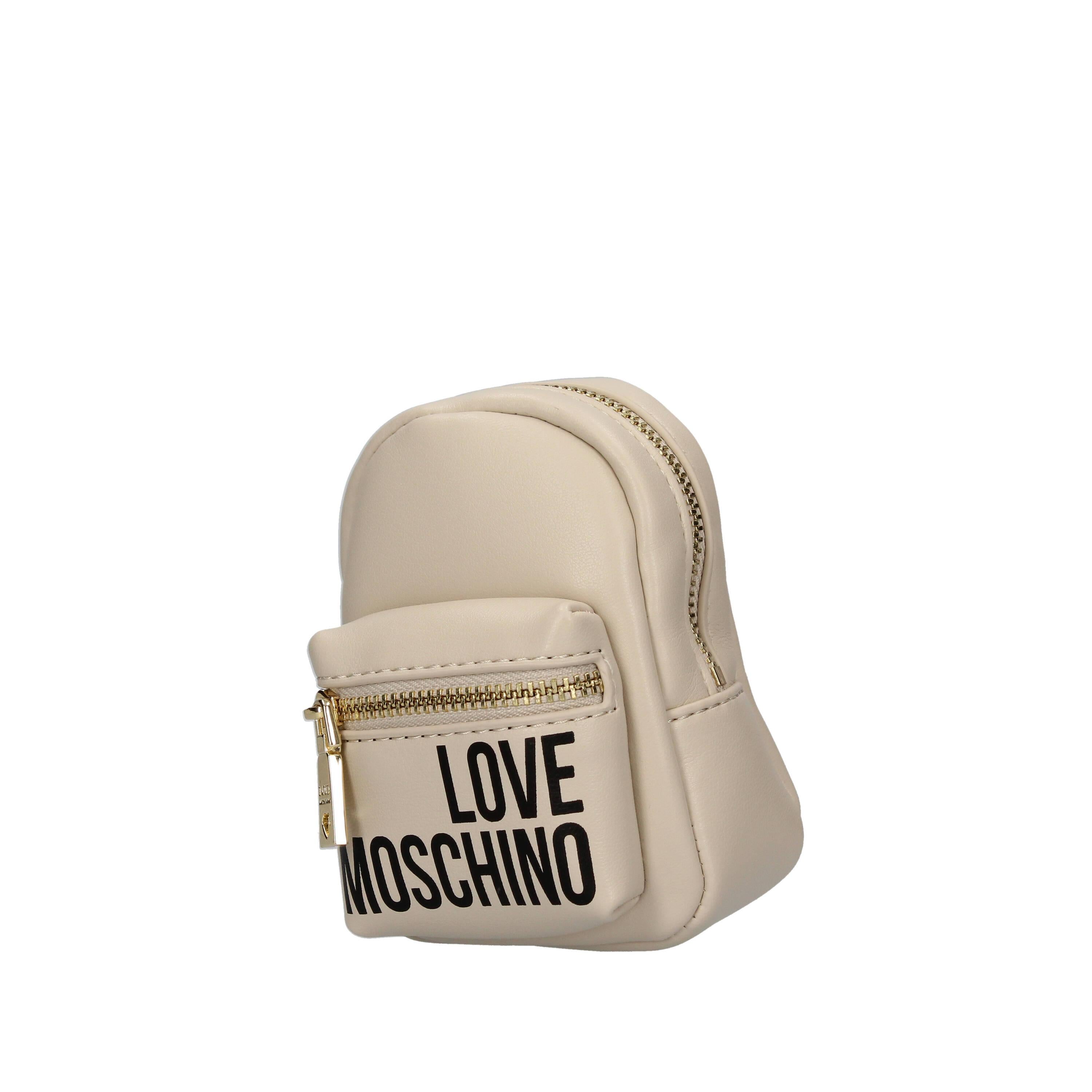 Love Moschino Portachiavi avorio a forma di zaino JC6400PP1ELT0110