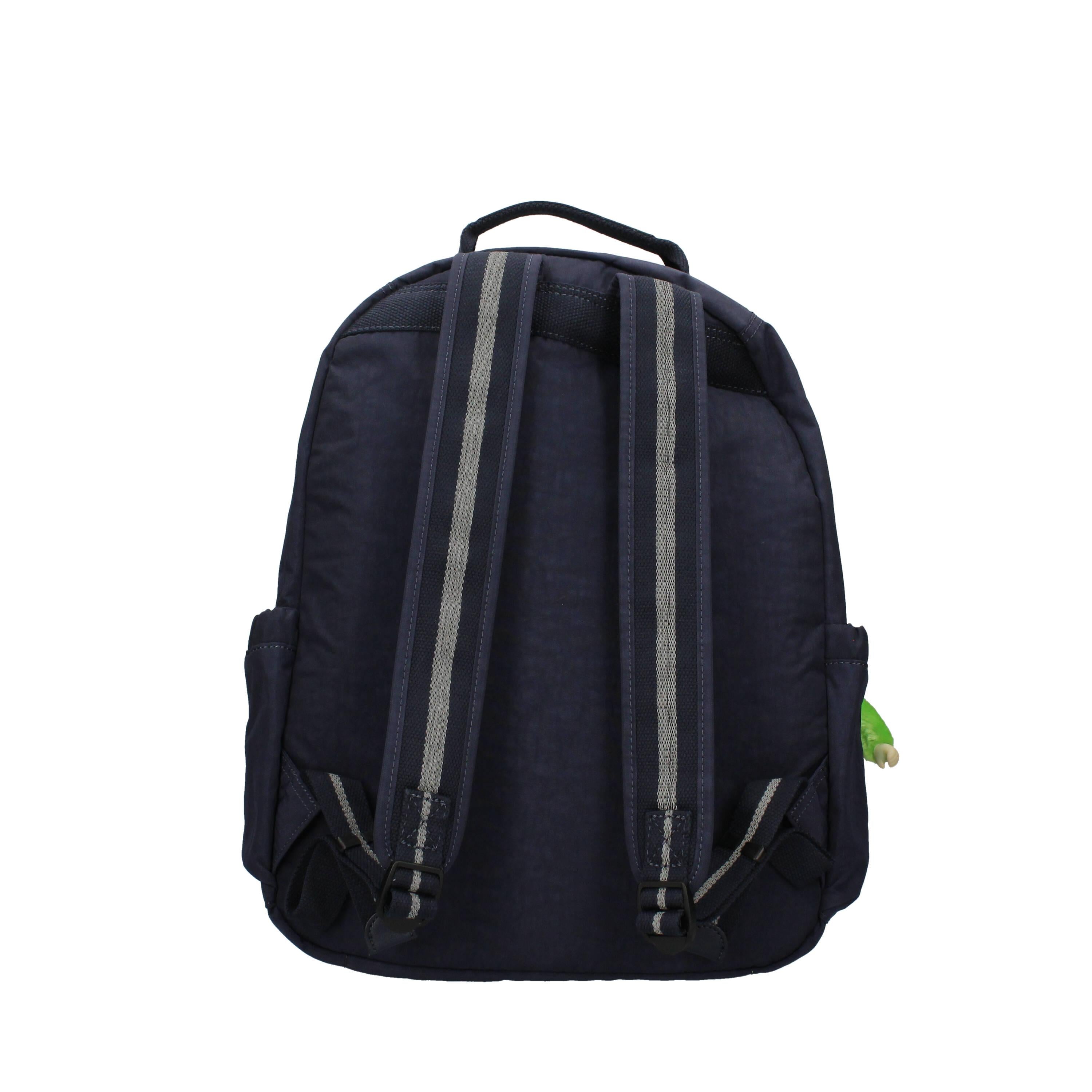 Zaino Kipling blu con scimmietta KPKI304096J1