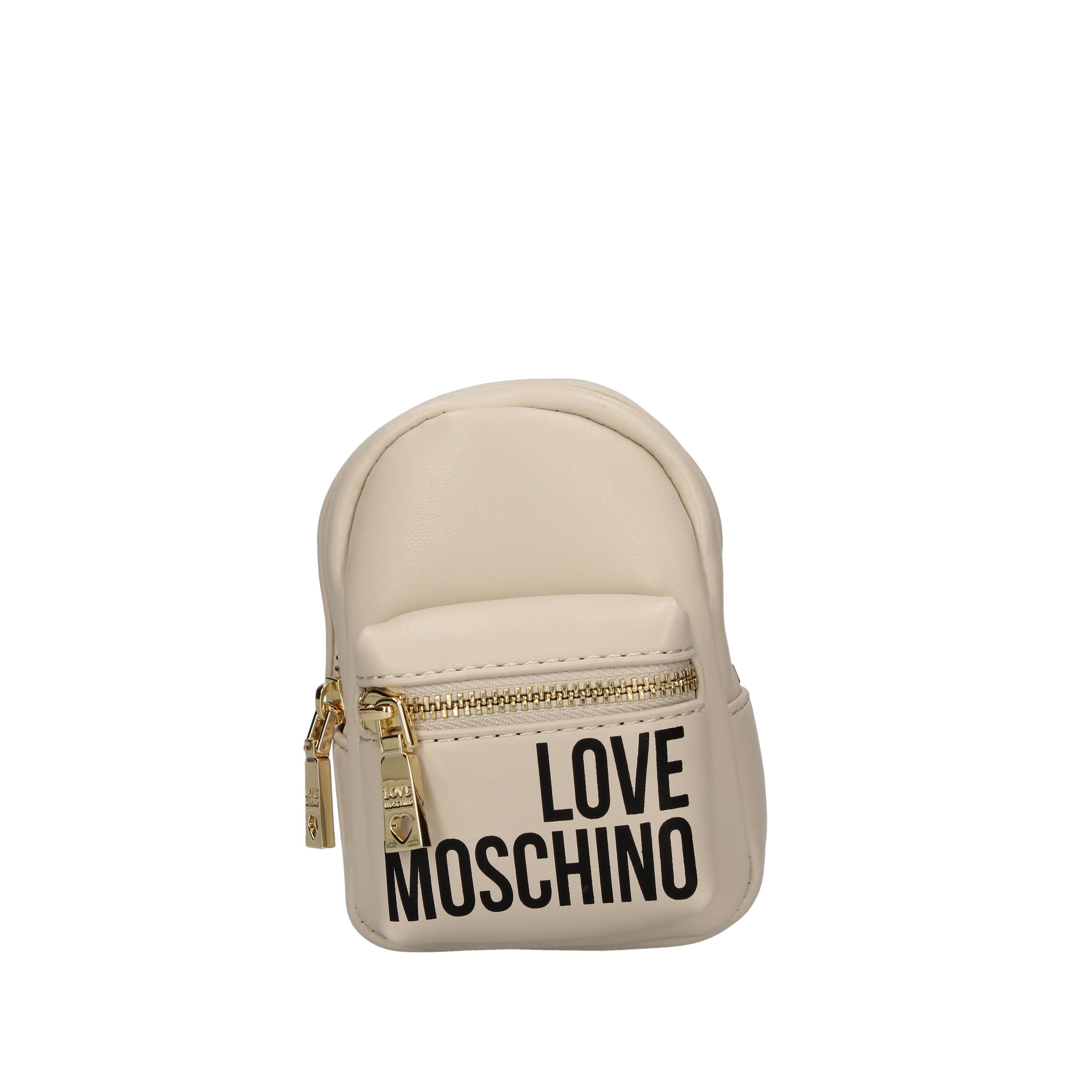 Love Moschino Portachiavi avorio a forma di zaino JC6400PP1ELT0110
