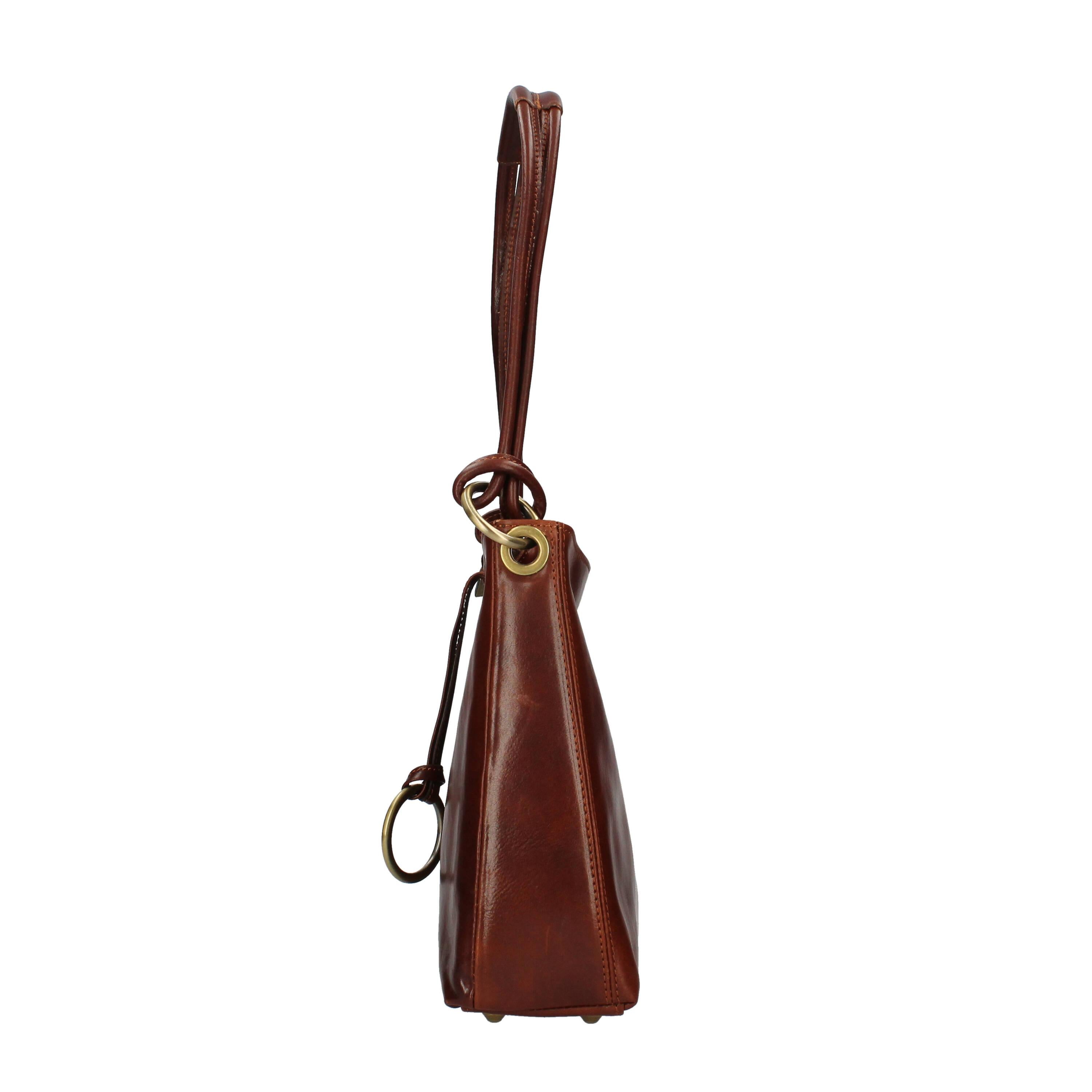 Borsa a spalla in vera pelle