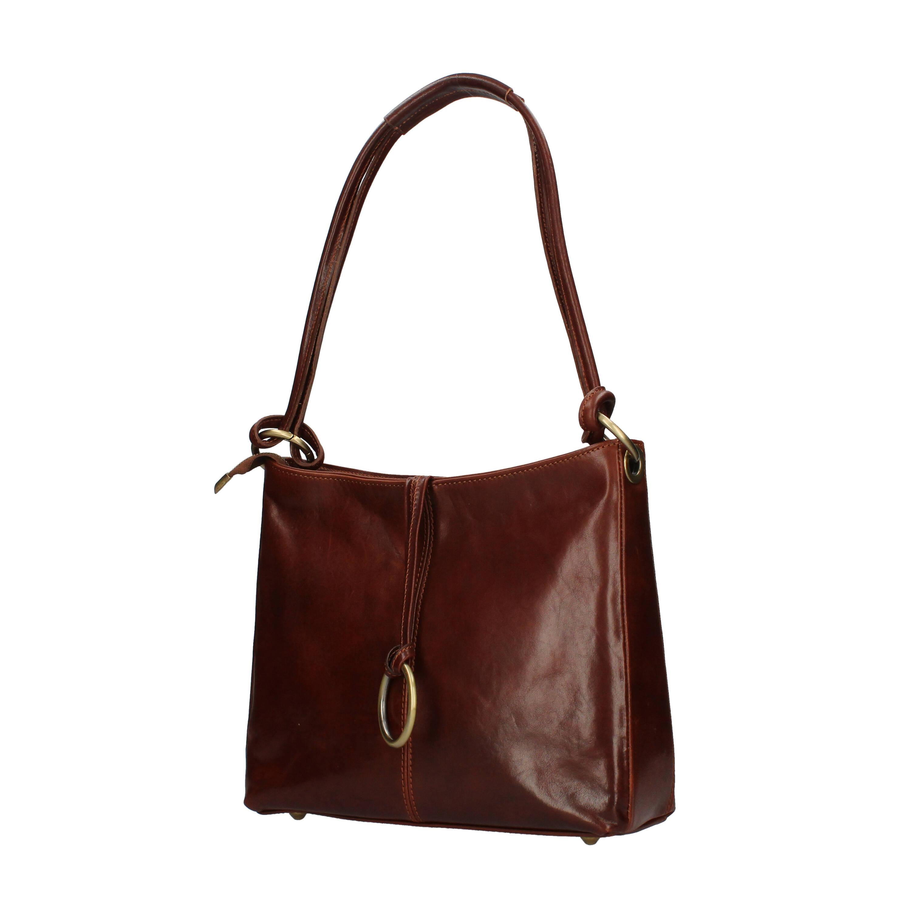 Borsa a spalla in vera pelle