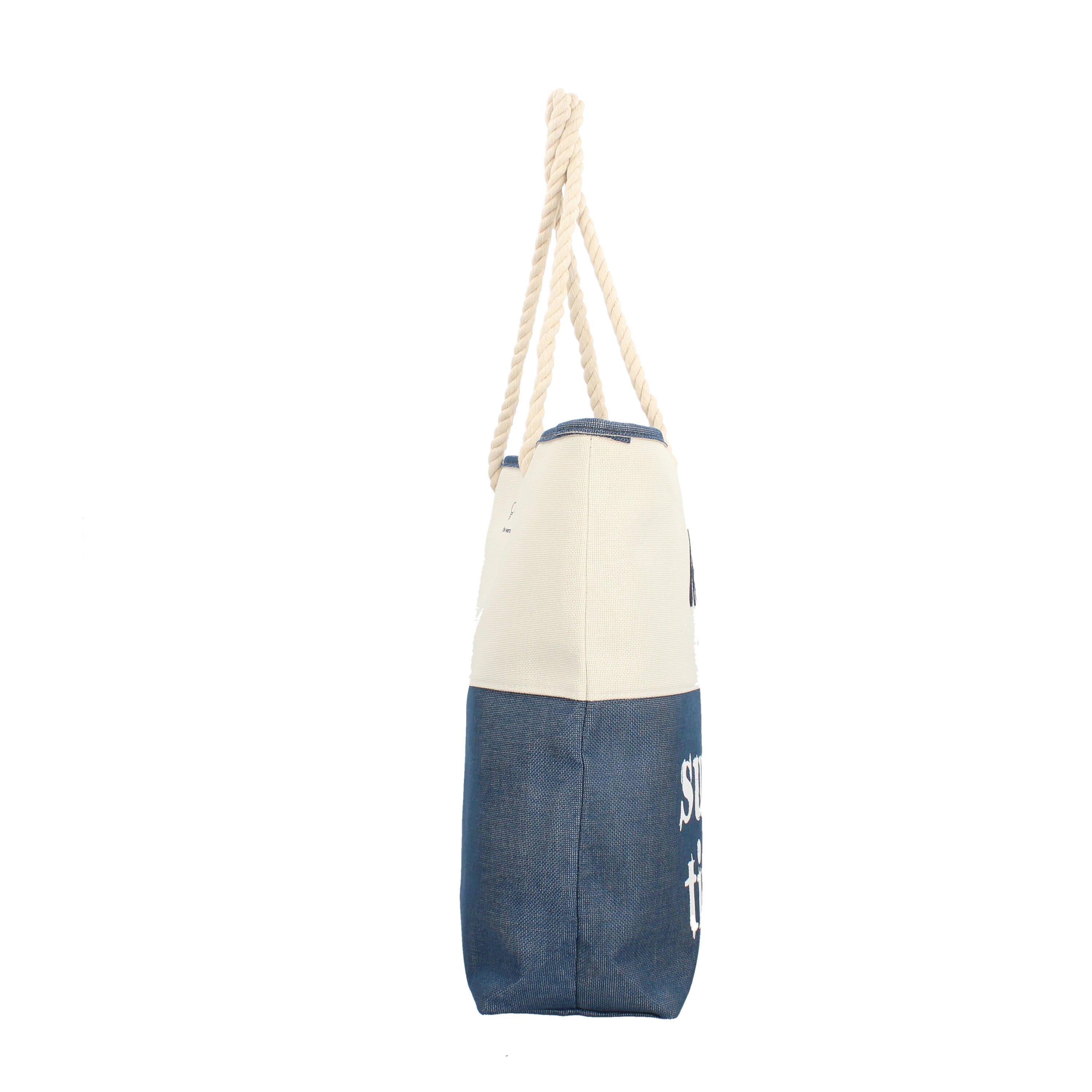 Borsa mare Camomilla blu 54420