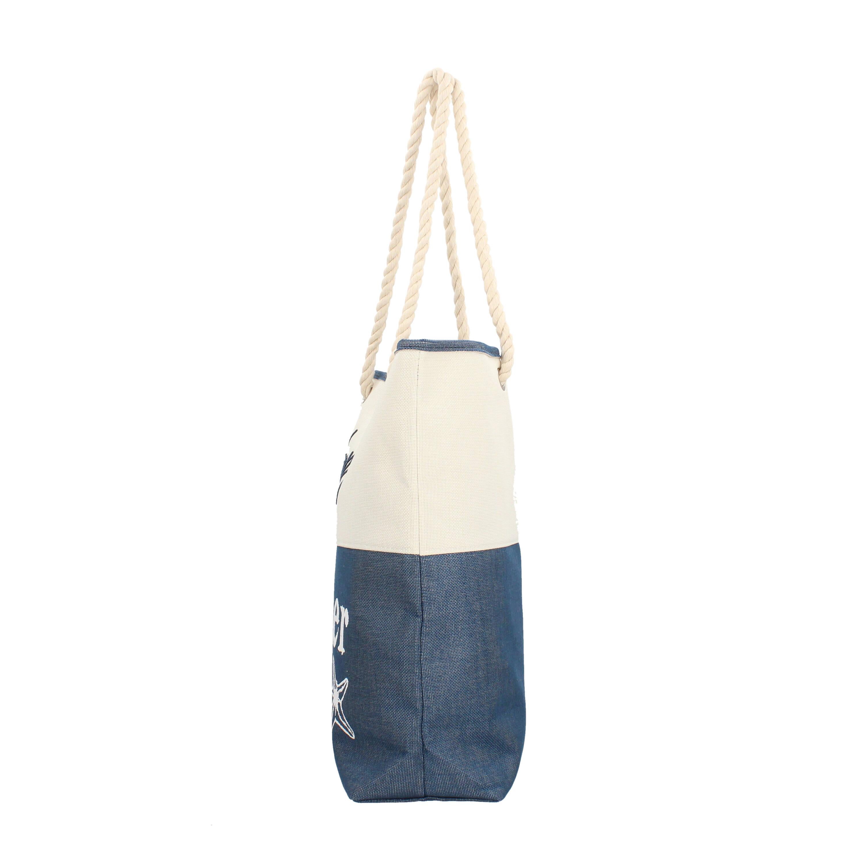 Borsa mare Camomilla blu 54420