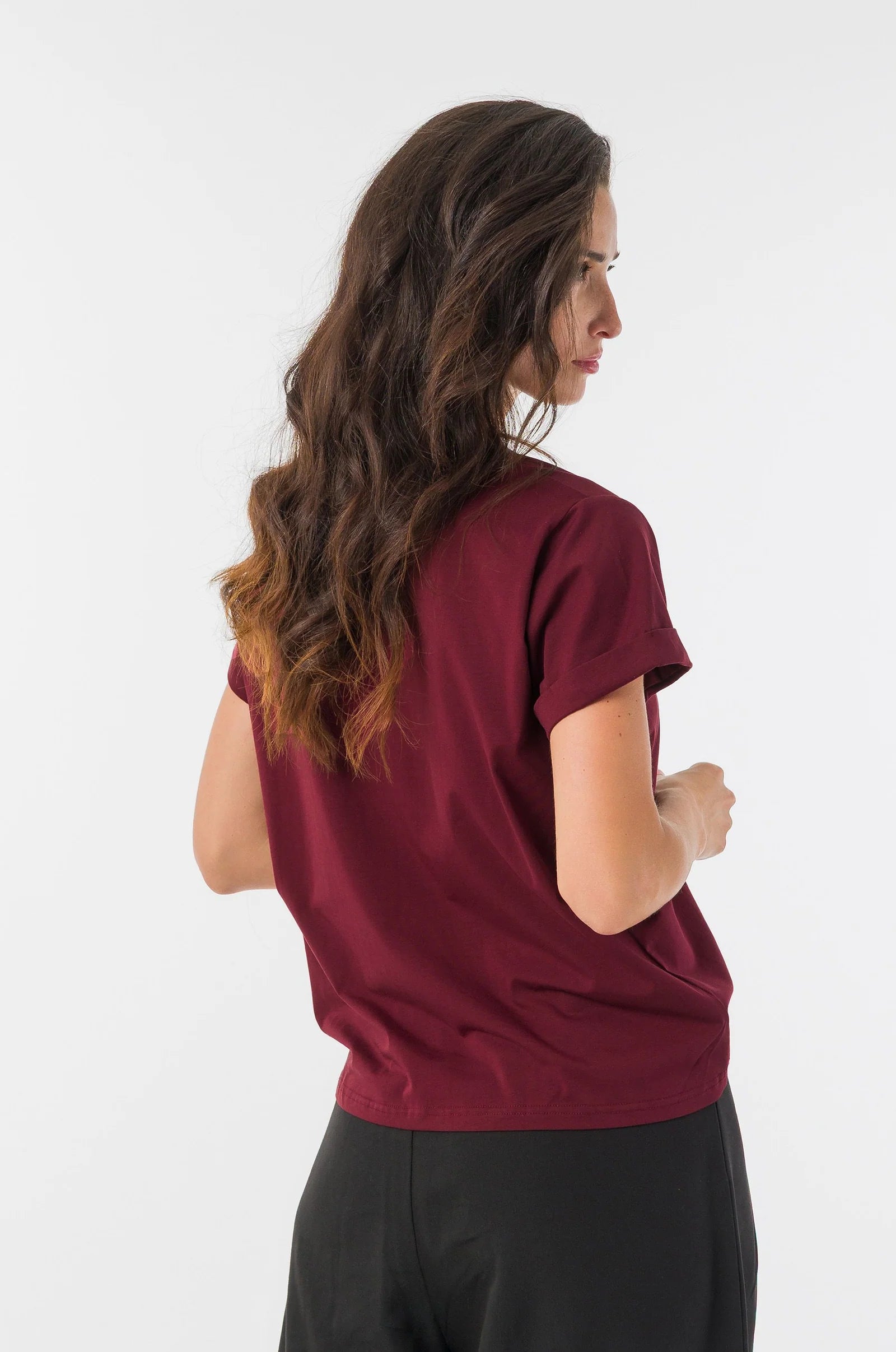 T-Shirt Donna Anekke con Logo Frontale e Maniche Corte