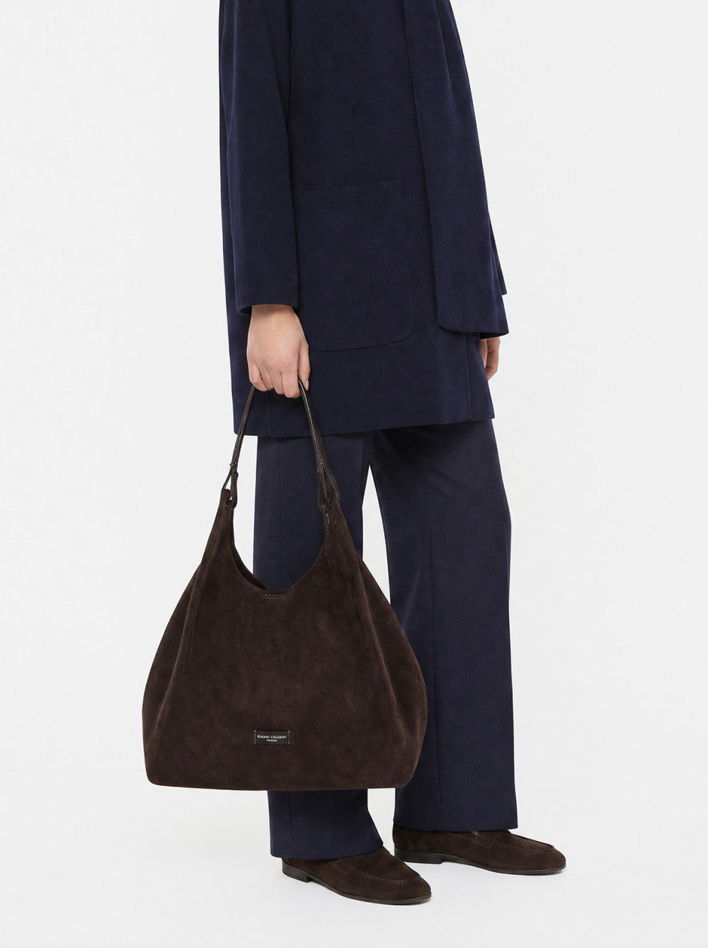 Gianni Chiarini Dua Borsa Grande in Pelle Scamosciata