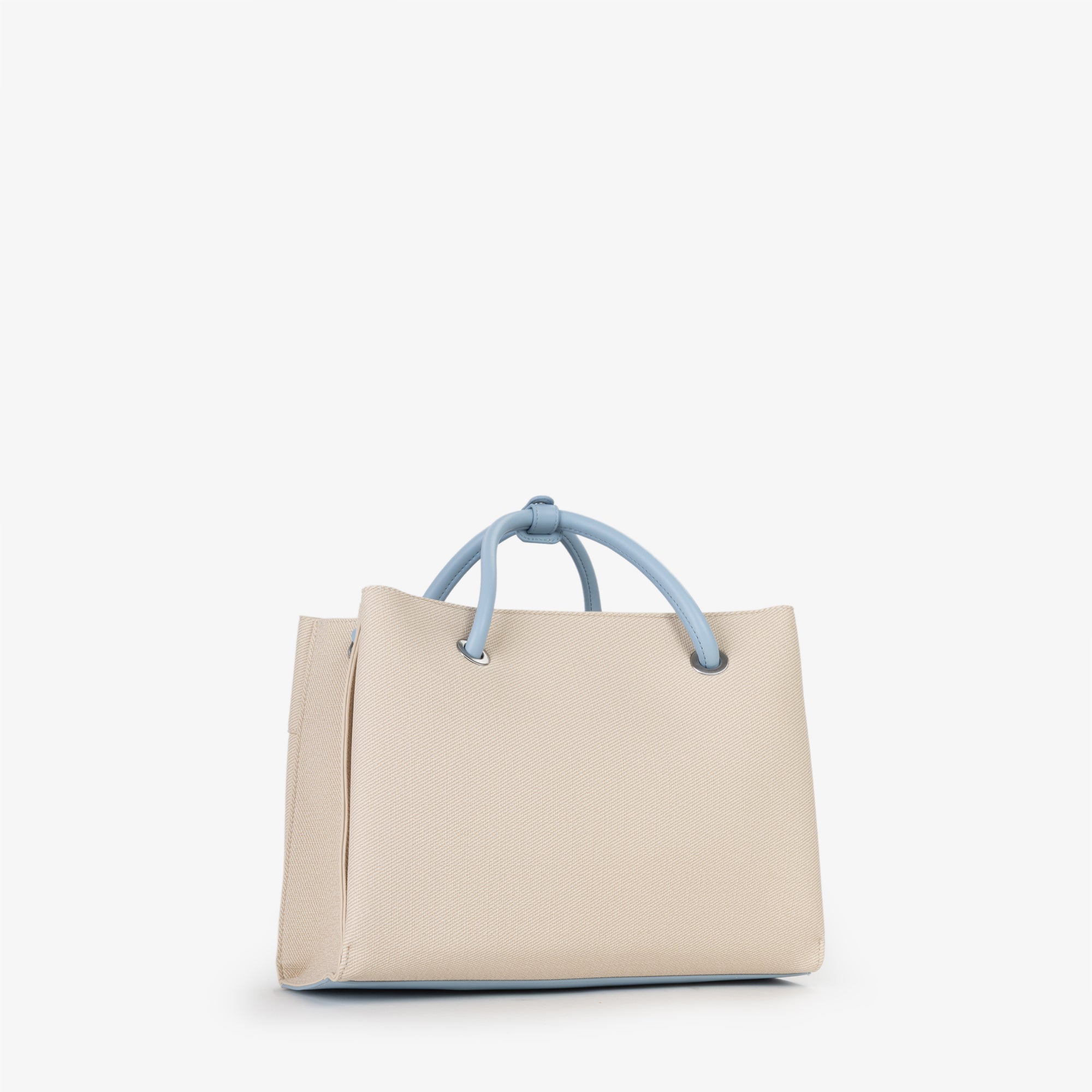 Borsa a mano Mario Valentino in tessuto con manici rigidi e tracolla regolabile AVIO TU | Giò Fashion