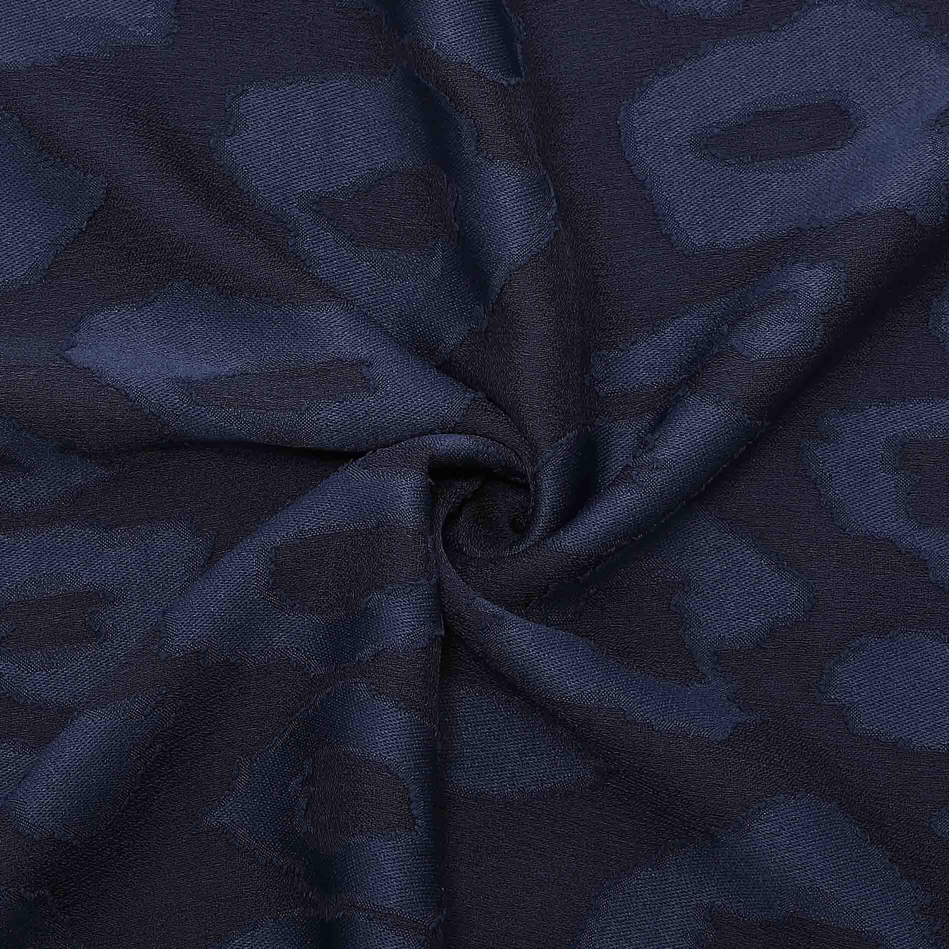 Mimi Mua foulard donna leggero con texture elegante Blu U | Giò Fashion
