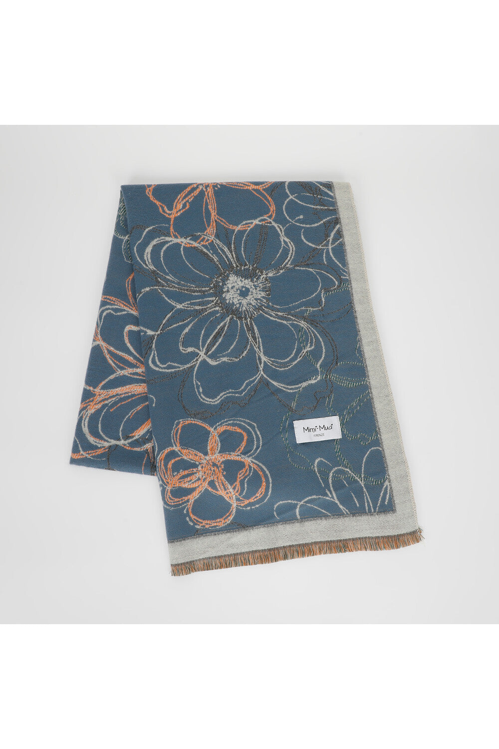 Sciarpa donna Mimi Mua con fantasia floreale elegante