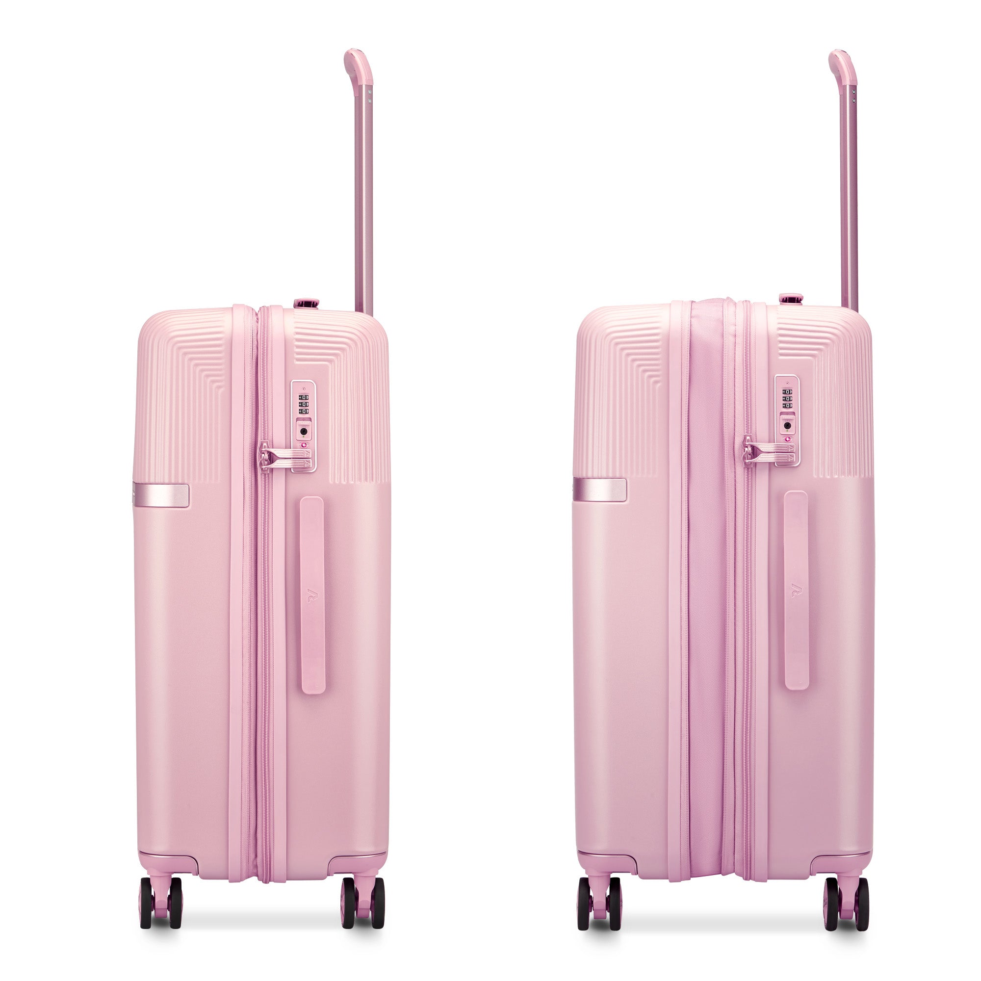 Trolley medio Roncato con struttura rigida e ruote silenziose Rosa TU | Giò Fashion