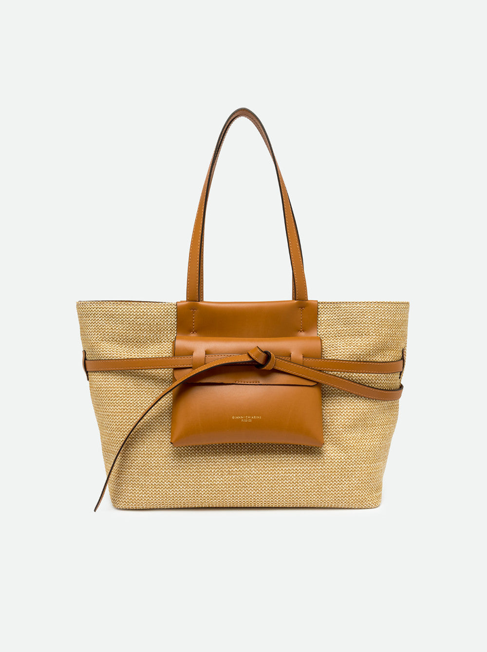 Borsa shopper Gianni Chiarini capiente con dettaglio frontale e design moderno