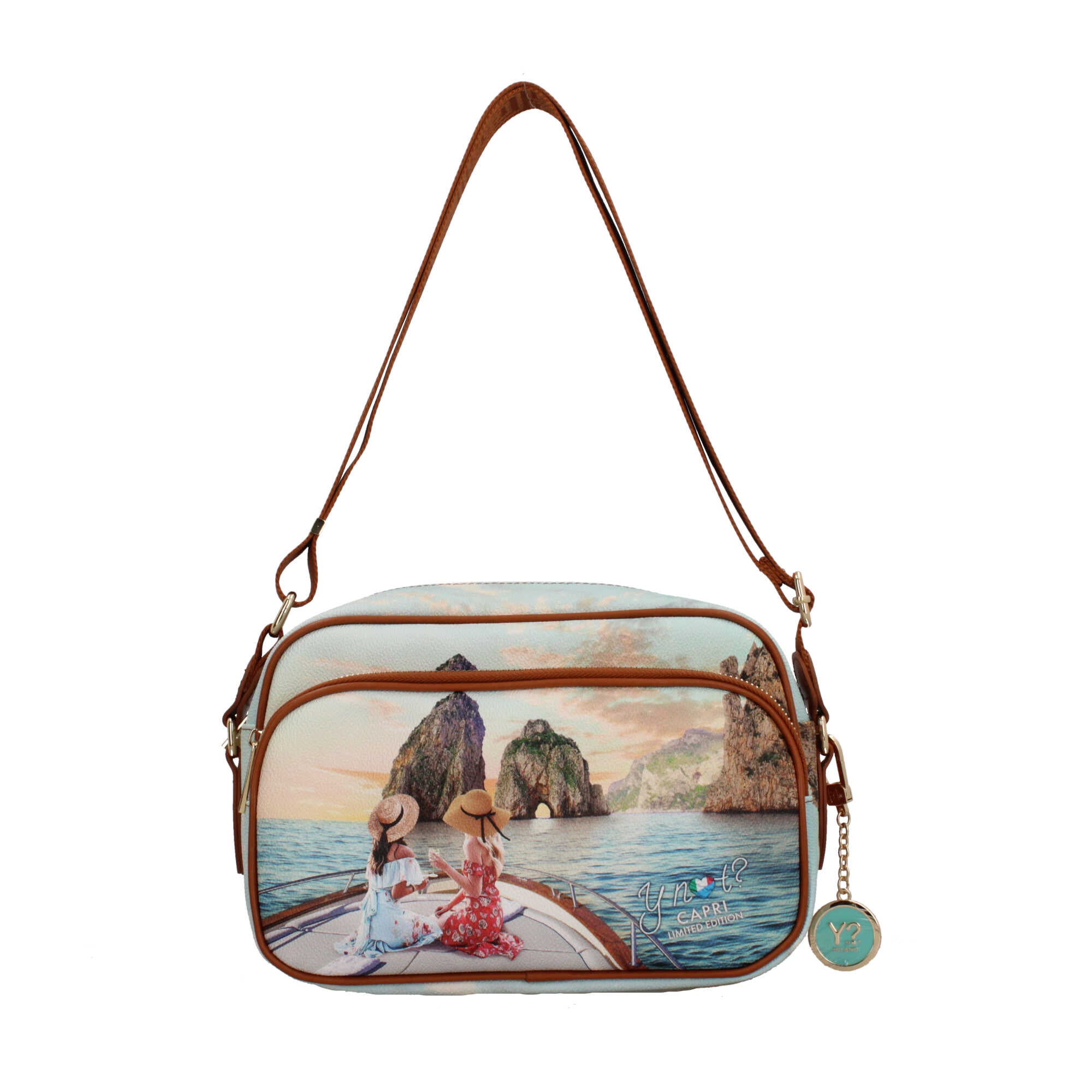 Ynot? Borsa a Tracolla Regolabile Donna Edizione Limitata NAPOLI TU | Giò Fashion