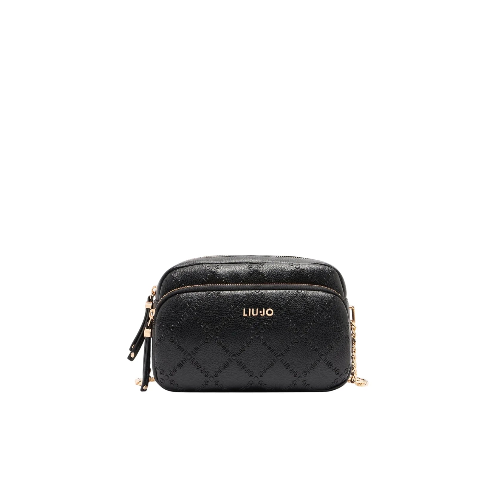 Borsa a tracolla Liu Jo media con motivo rombi