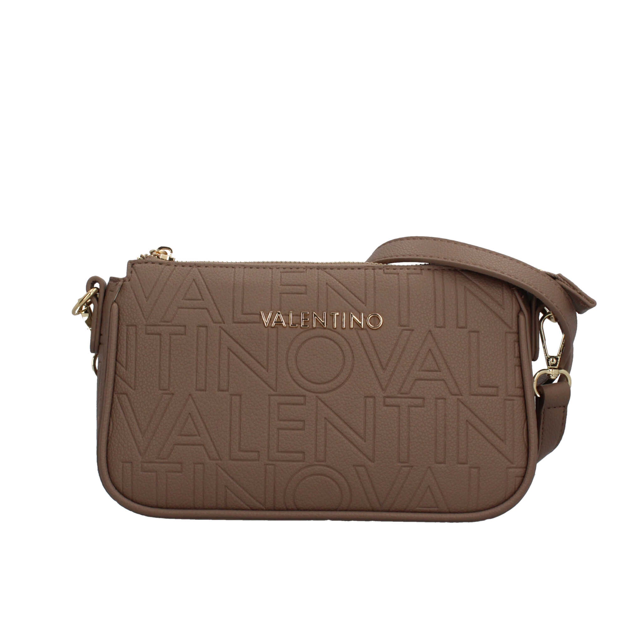 Zaino Valentino minimal con tasca frontale e logo in metallo