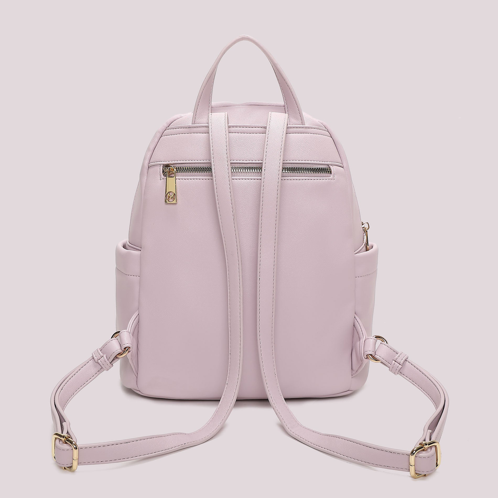 Zaino donna Mimi Mua compatto con motivo trapuntato e design moderno