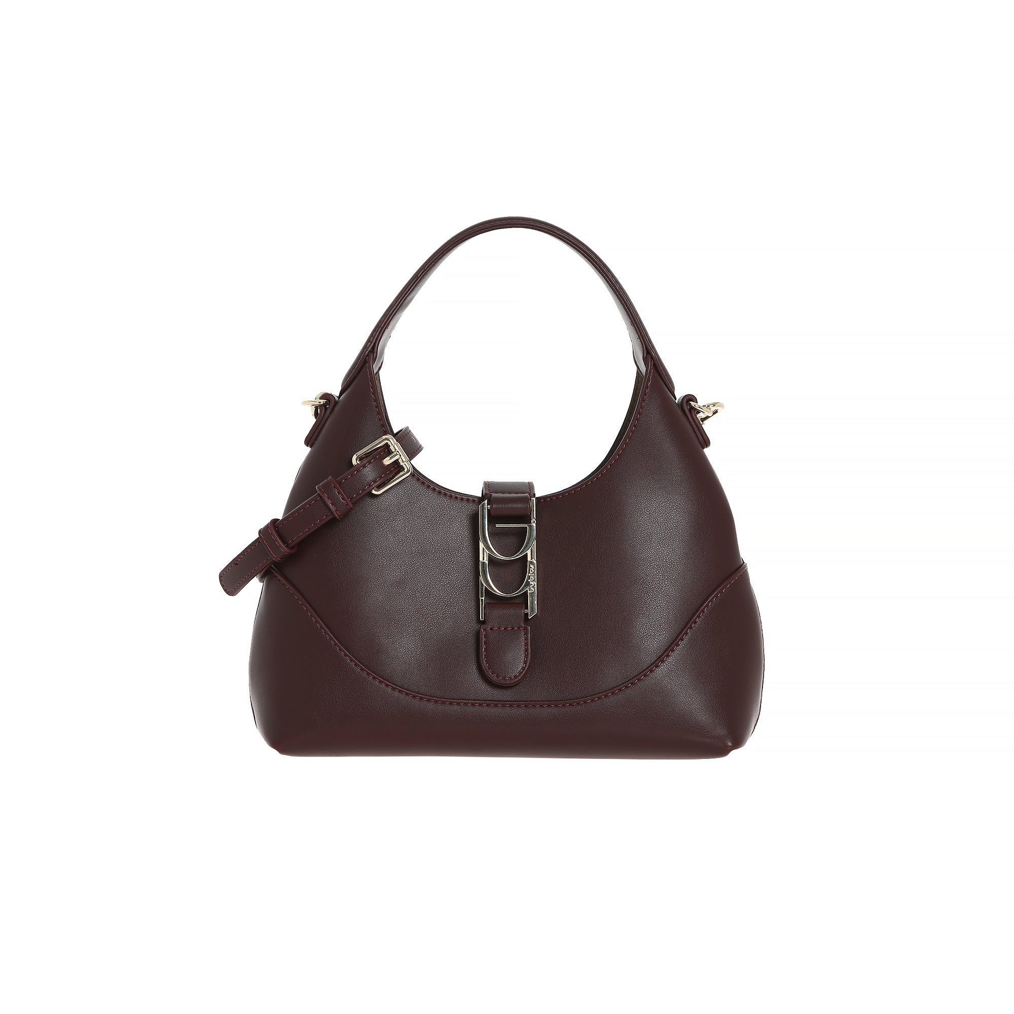 Borsa a spalla By Byblos con dettaglio fibbia frontale BORDEAUX TU | Giò Fashion