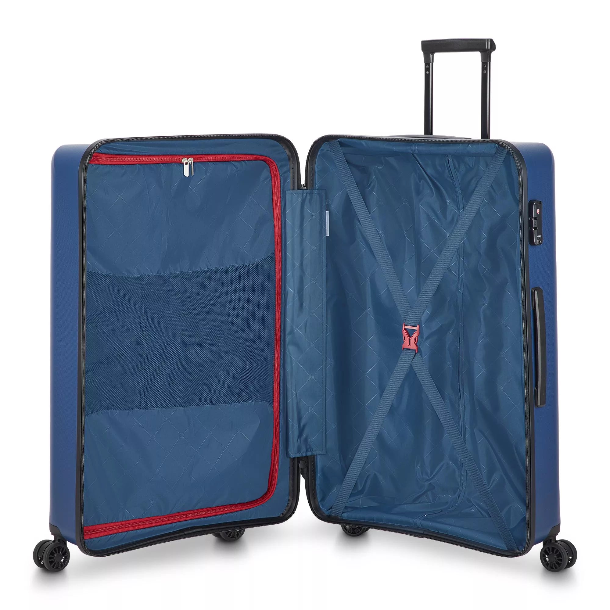 Modo by Roncato Trolley Grande Rigido 4 Ruote da Viaggio 76x49,5x28,5 BLU TU | Giò Fashion