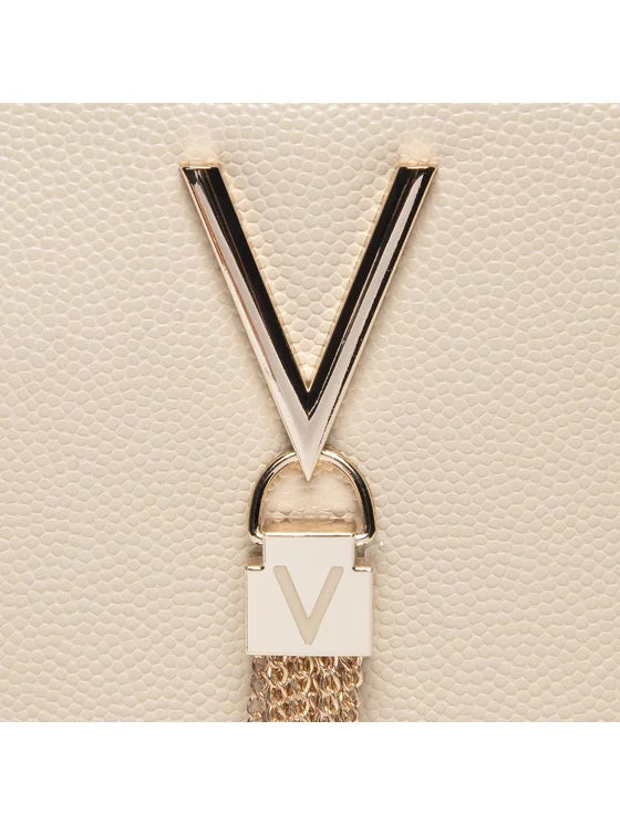Borsa a tracolla con charm Beige TU | Giò Fashion