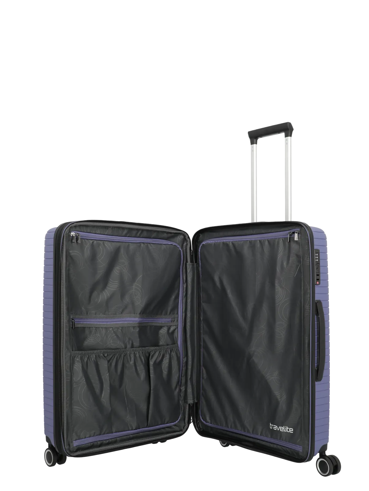 Trolley Piccolo Orbita S con 4 Ruote e Chiusura TSA VIOLA TU | Giò Fashion