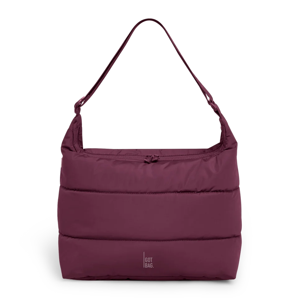 GOT BAG Puffer Square Bag Large – Borsa a Spalla Imbottita in Materiale Riciclato