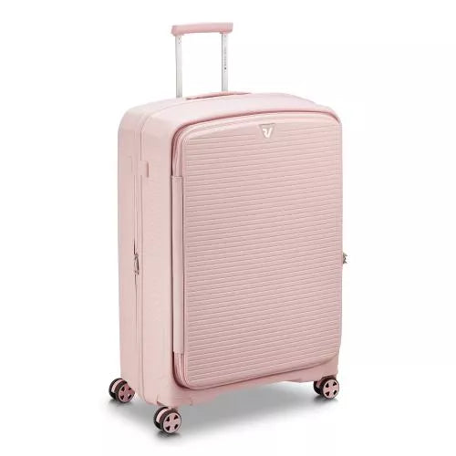 Trolley Grande Roncato Espandibile 4 Ruote Scocca Rigida Capiente Rosa TU | Giò Fashion