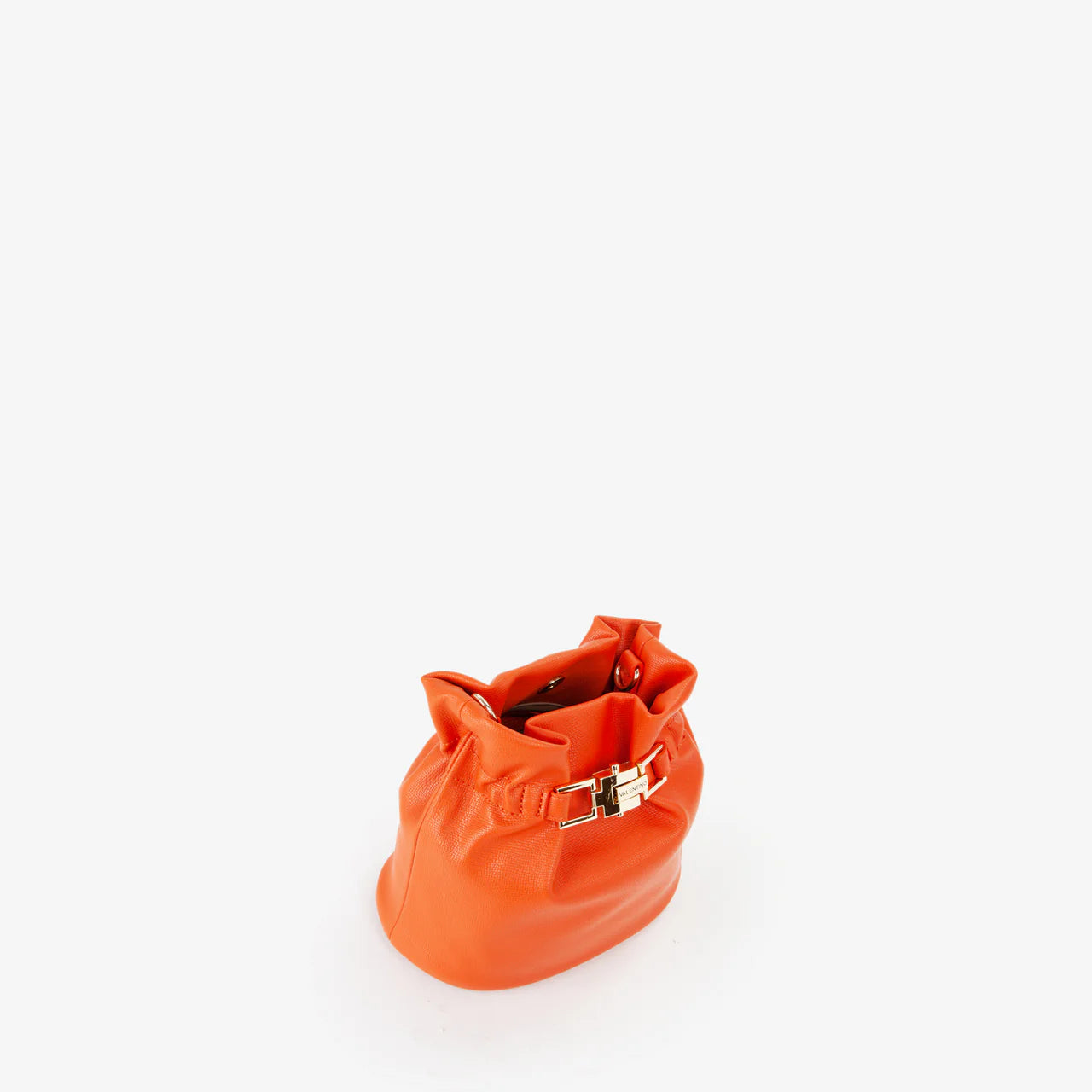 Valentino borsa secchiello donna con chiusura a coulisse Arancione TU | Giò Fashion