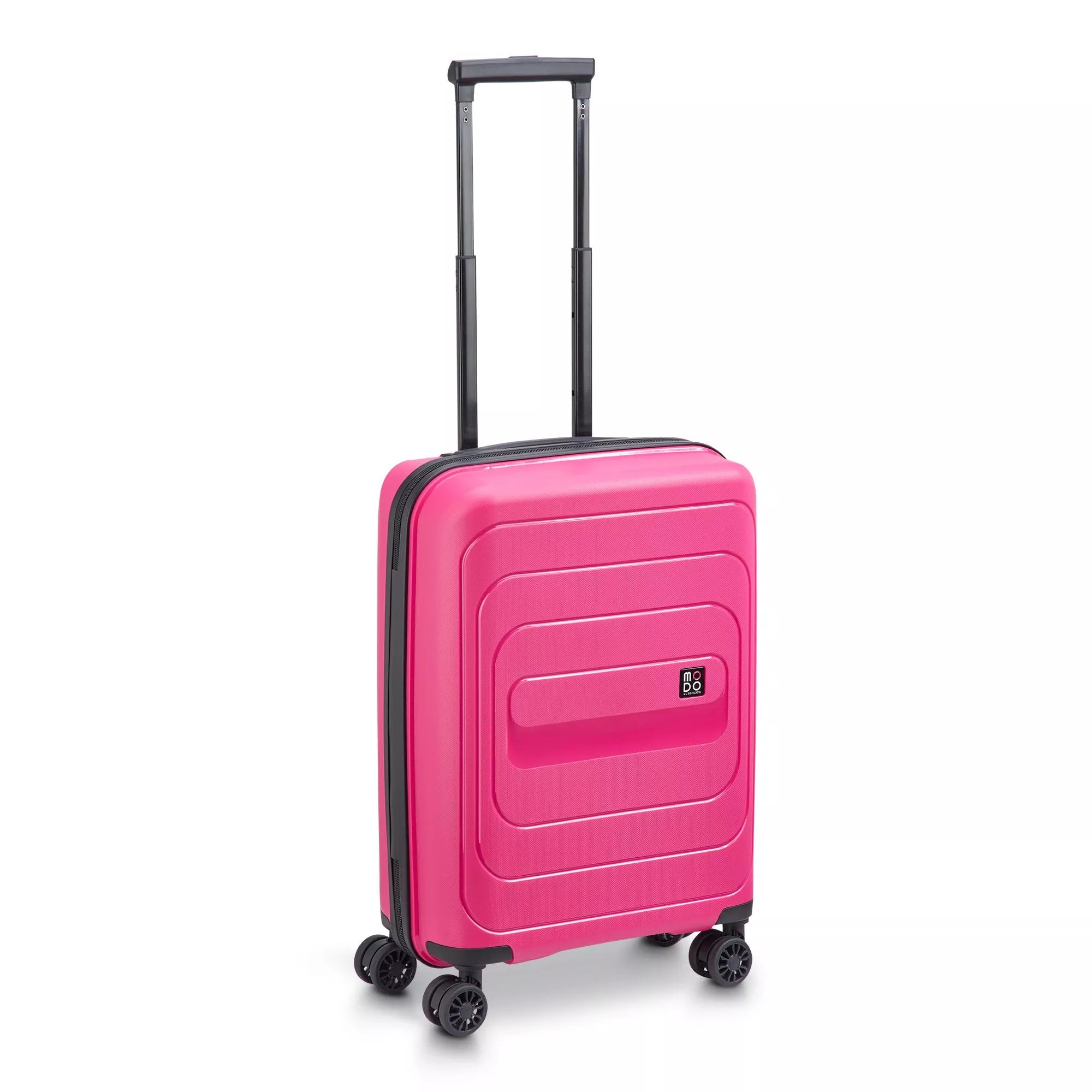 Modo by Roncato Trolley Bagaglio a Mano 4 Ruote Rigido 55x40x20 Rosa TU | Giò Fashion