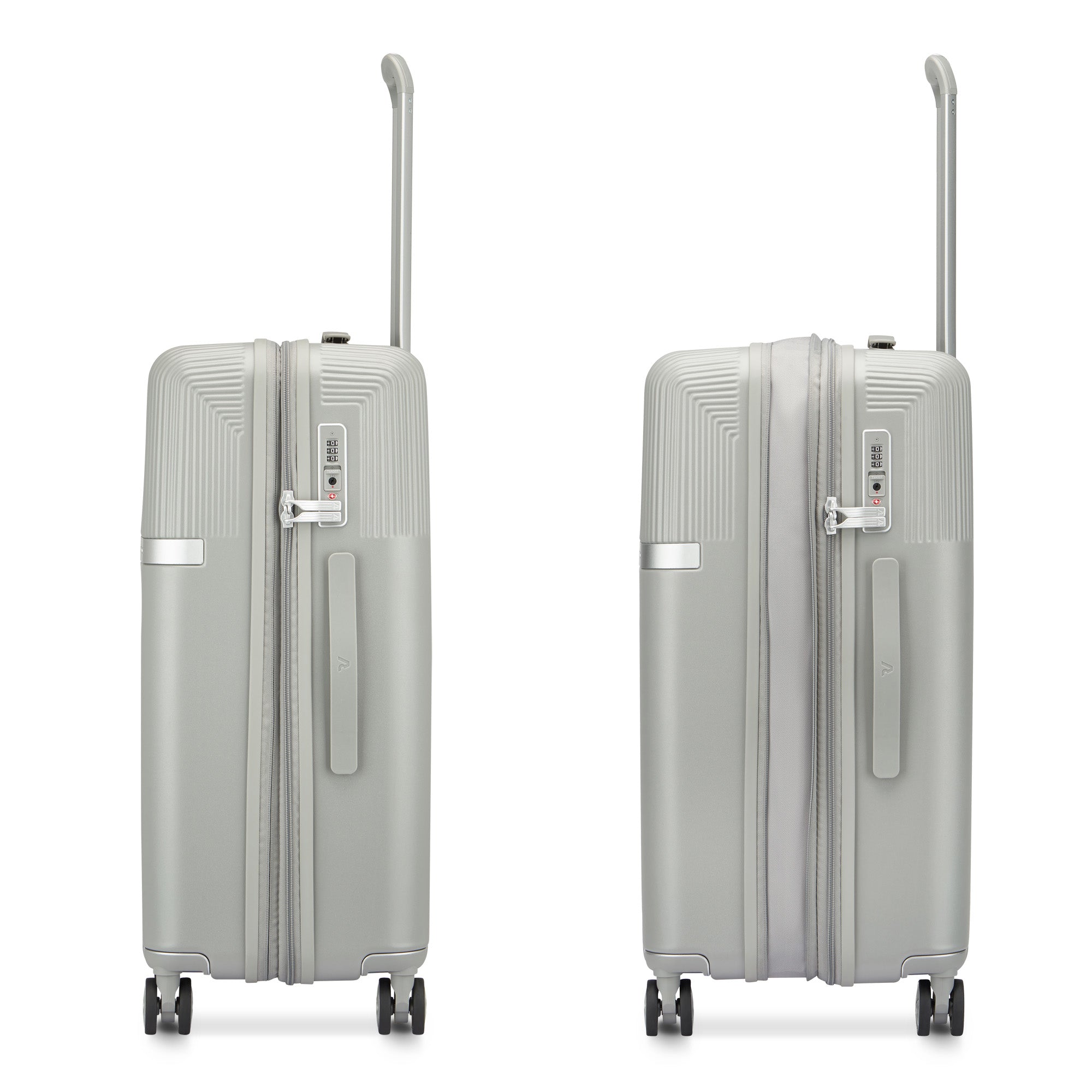 Trolley medio Roncato con struttura rigida e ruote silenziose GRIGIO PER TU | Giò Fashion