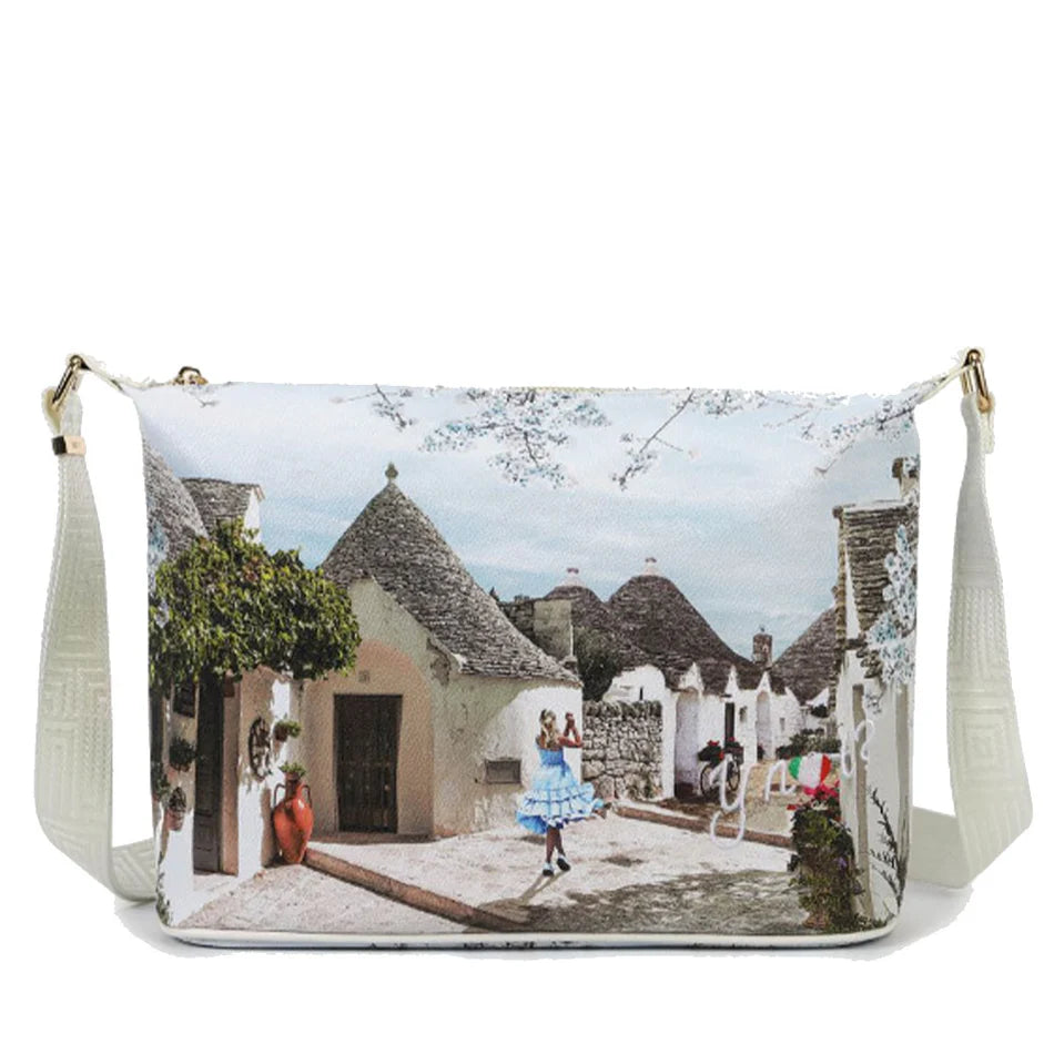 Borsa a Tracolla Y Not con Design Versatile ALICE IN TRULLI TU | Giò Fashion
