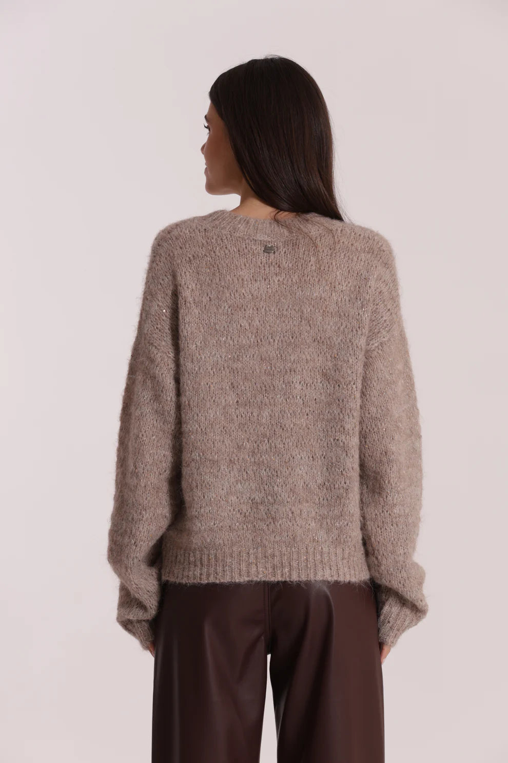 Maglione Mimi Mua donna morbido girocollo