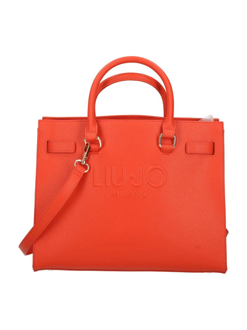 Borsa Liu Jo a mano con logo in rilievo