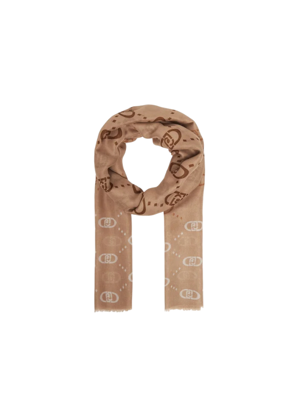 Liu Jo sciarpa con logo monogram e sfumature