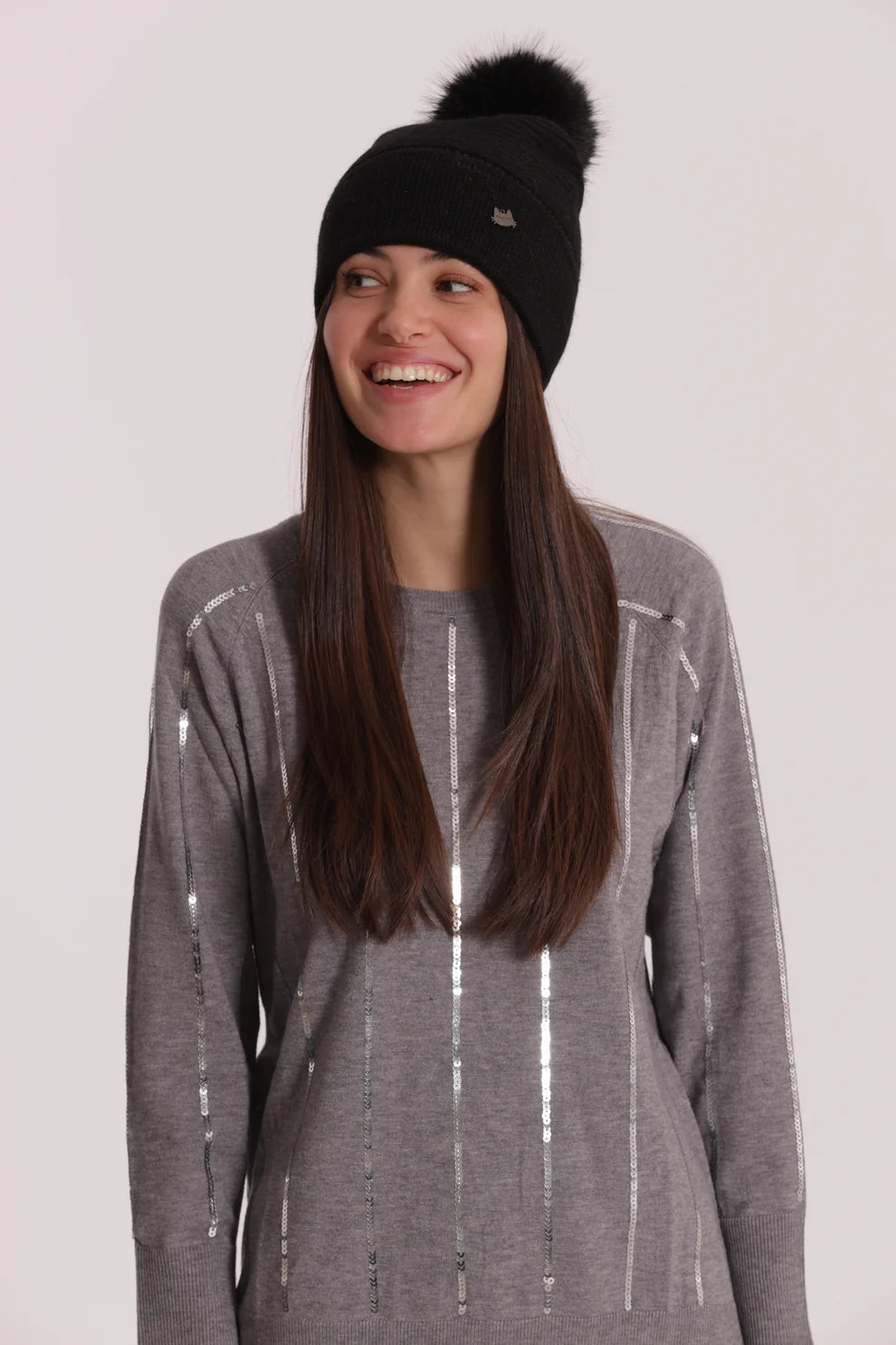 Cappello donna Mimi Mua con pon pon elegante