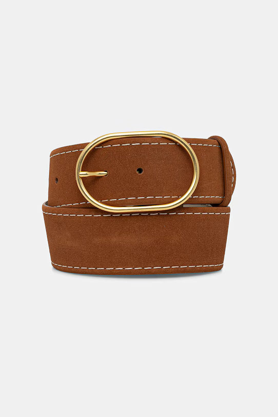 Cintura Gianni Chiarini in suede con fibbia ovale