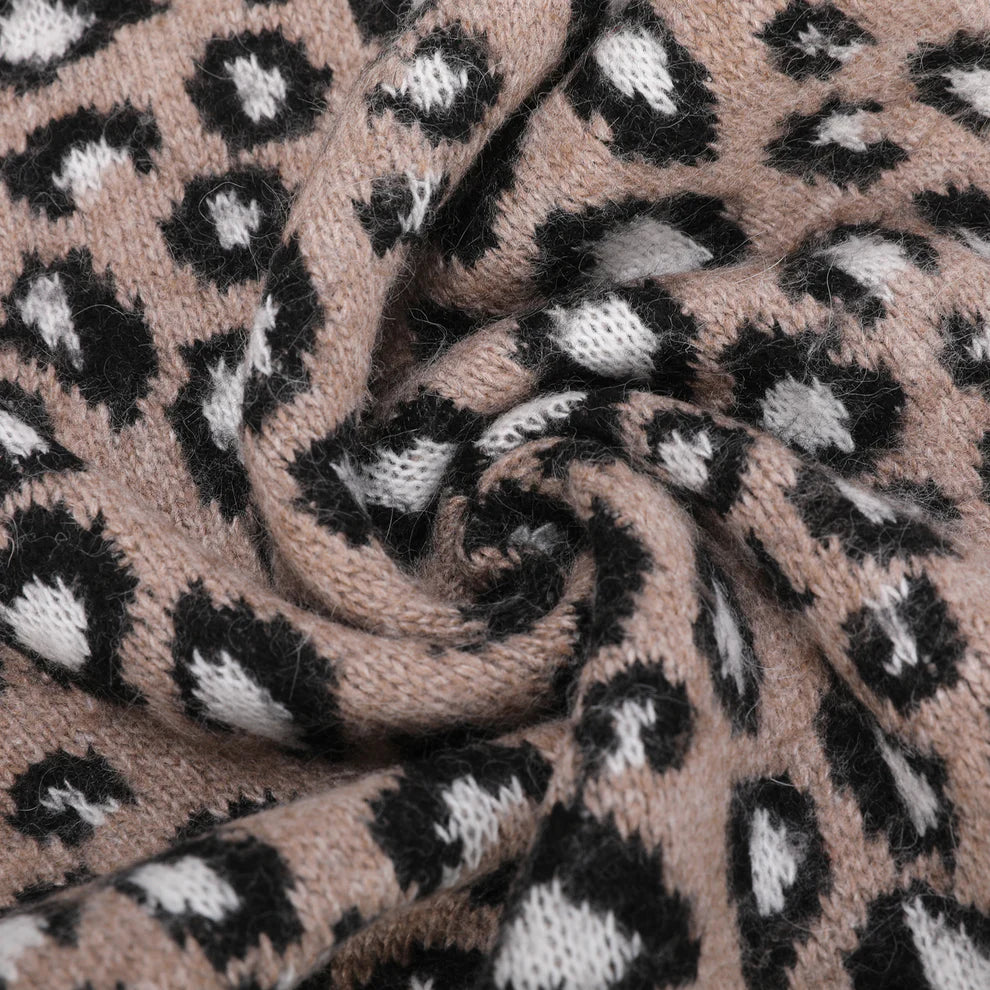 Sciarpa donna Mimi Mua con fantasia maculata