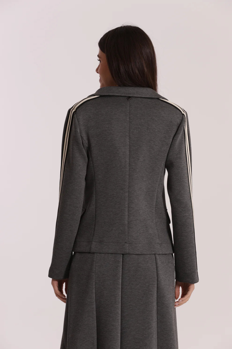 Blazer con dettagli a righe Mimi Mua