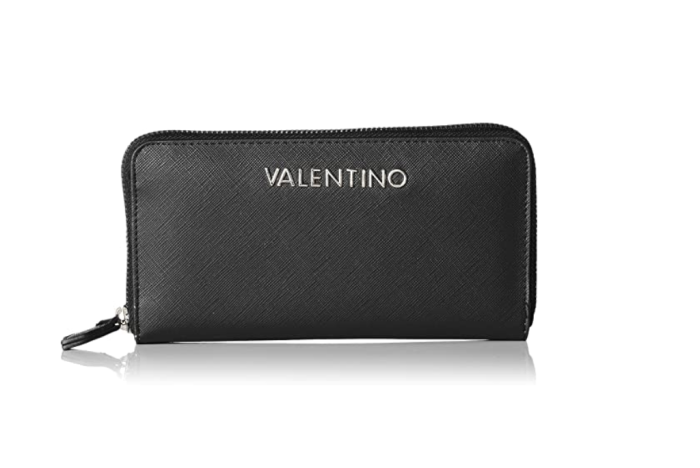 Portafoglio grande Mario Valentino con chiusura zip e scomparti interni